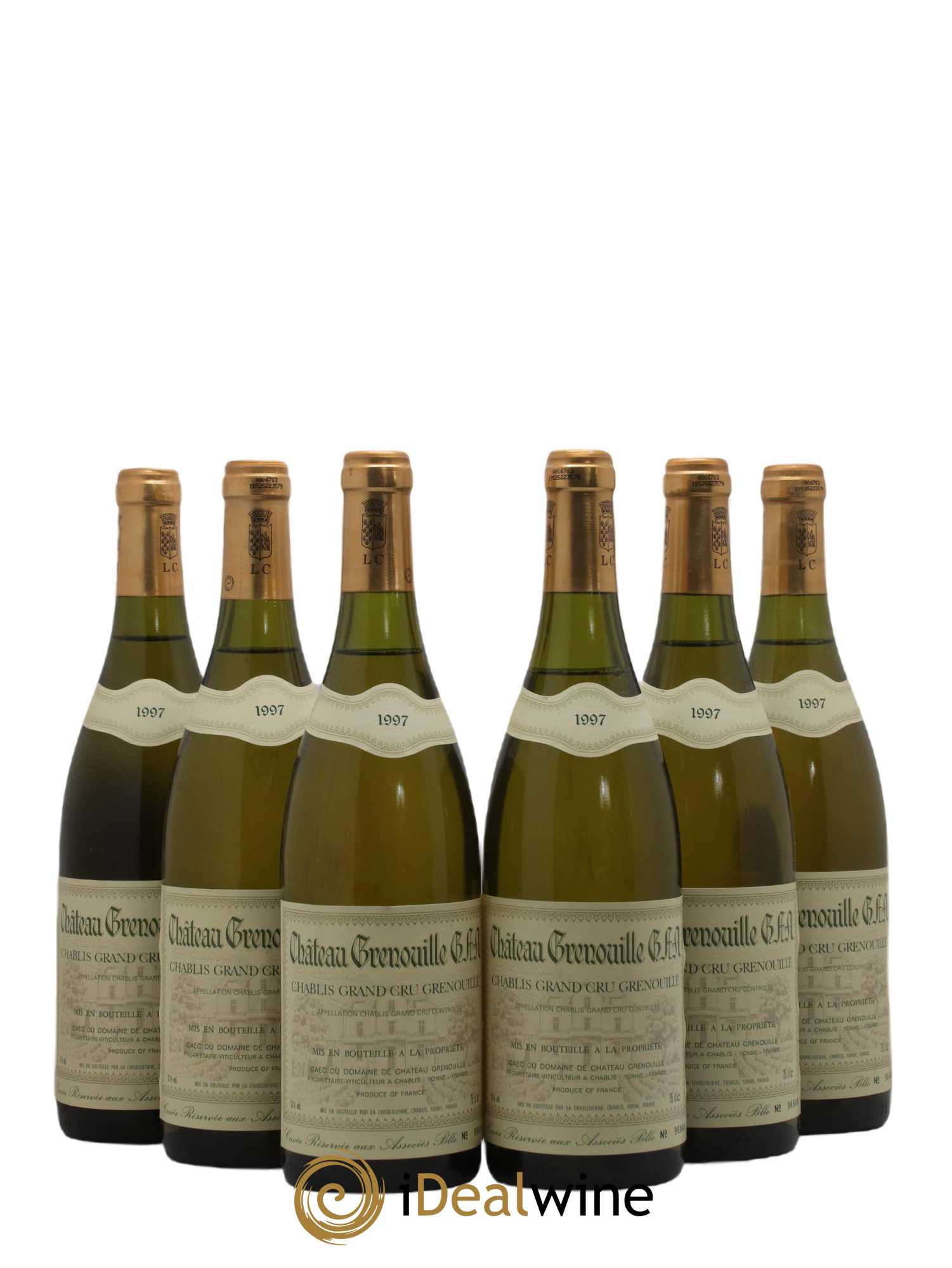 Chablis Grand Cru Grenouilles Château Grenouille - La Chablisienne 1997 - Lot de 6 bouteilles - 0