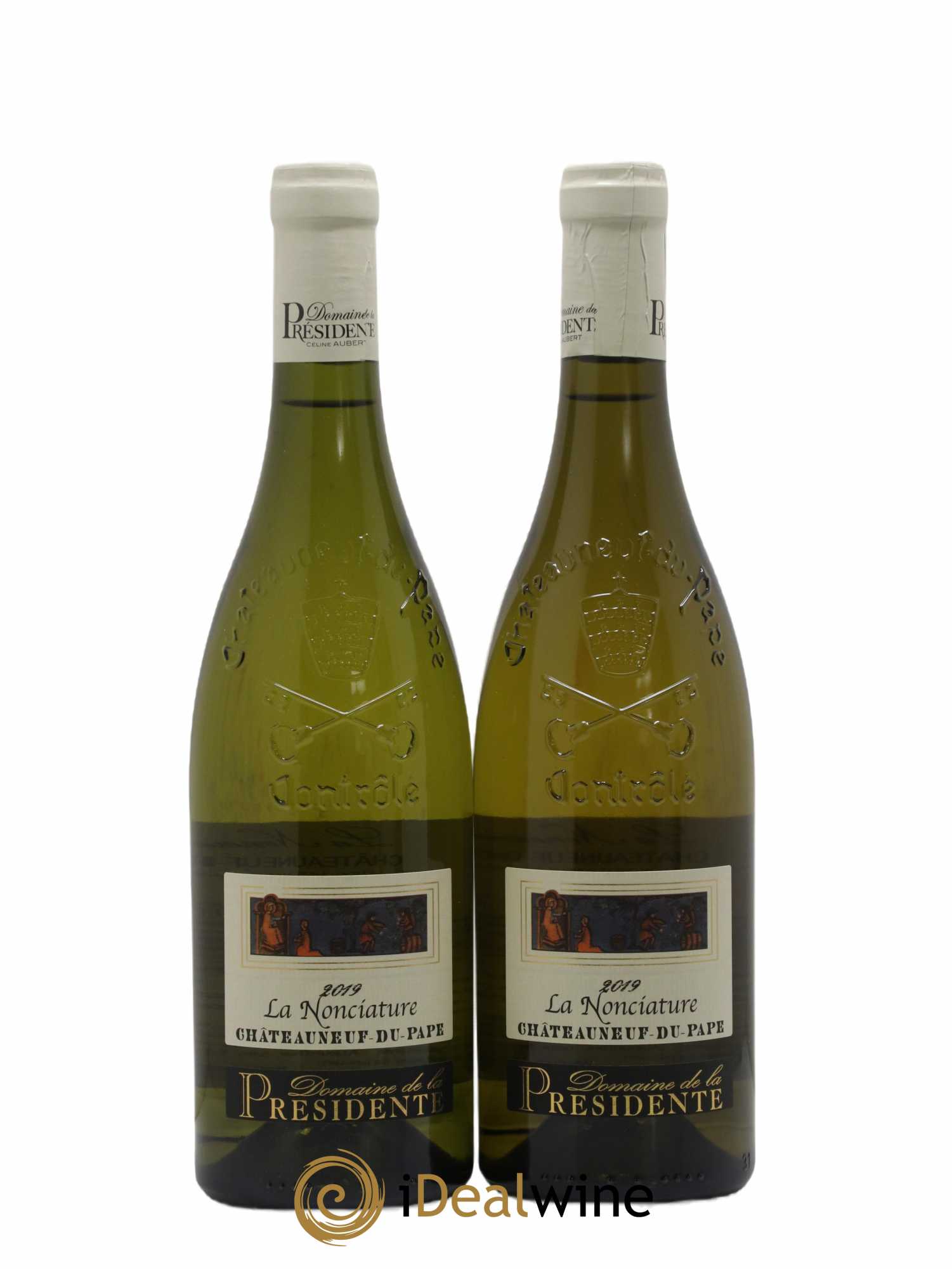 Châteauneuf-du-Pape La Nonciature Domaine de la Présidente 2019 - Posten von 2 Flaschen - 0