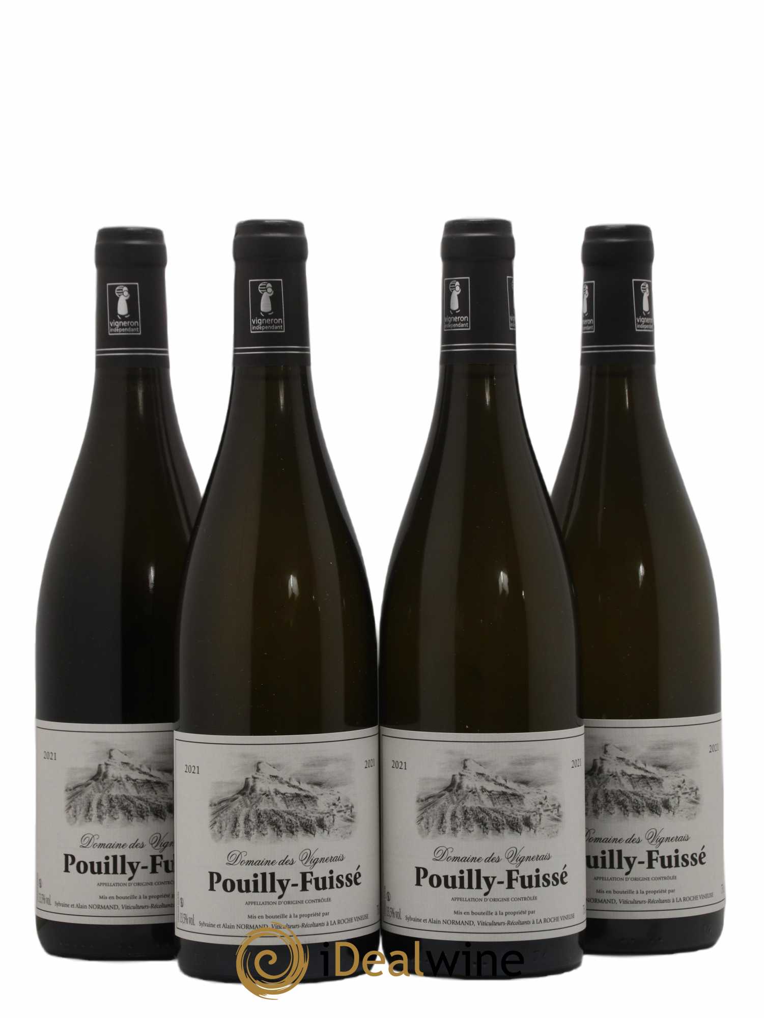 Pouilly-Fuissé Domaine Des Vignerais 2021 - Lot de 4 bouteilles - 0