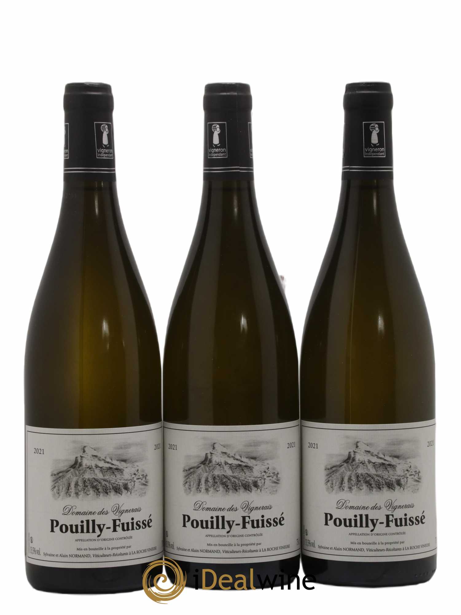 Pouilly-Fuissé Domaine Des Vignerais 2021 - Lot de 3 bouteilles - 0