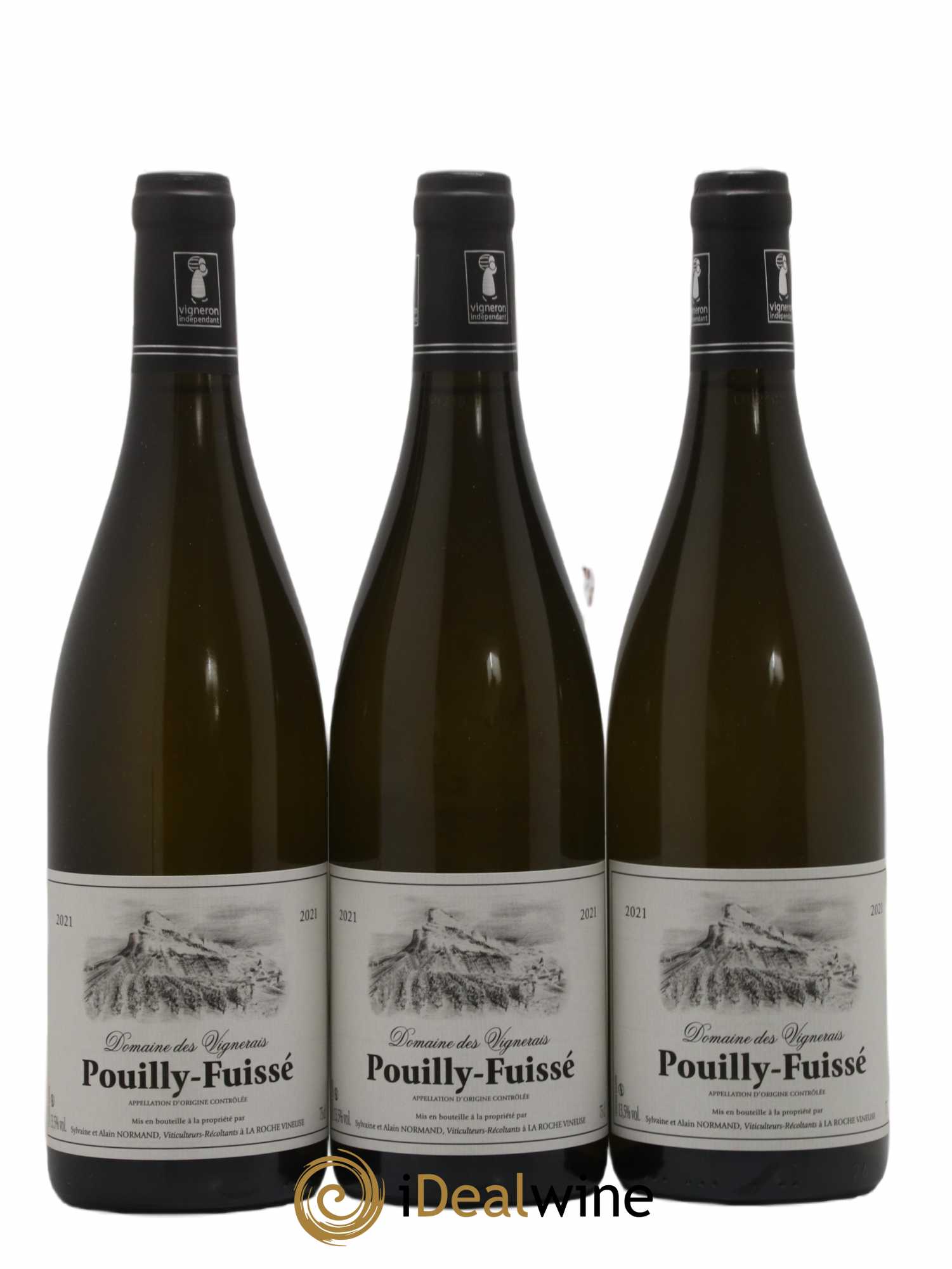 Pouilly-Fuissé Domaine Des Vignerais 2021 - Lotto di 3 bottiglie - 0