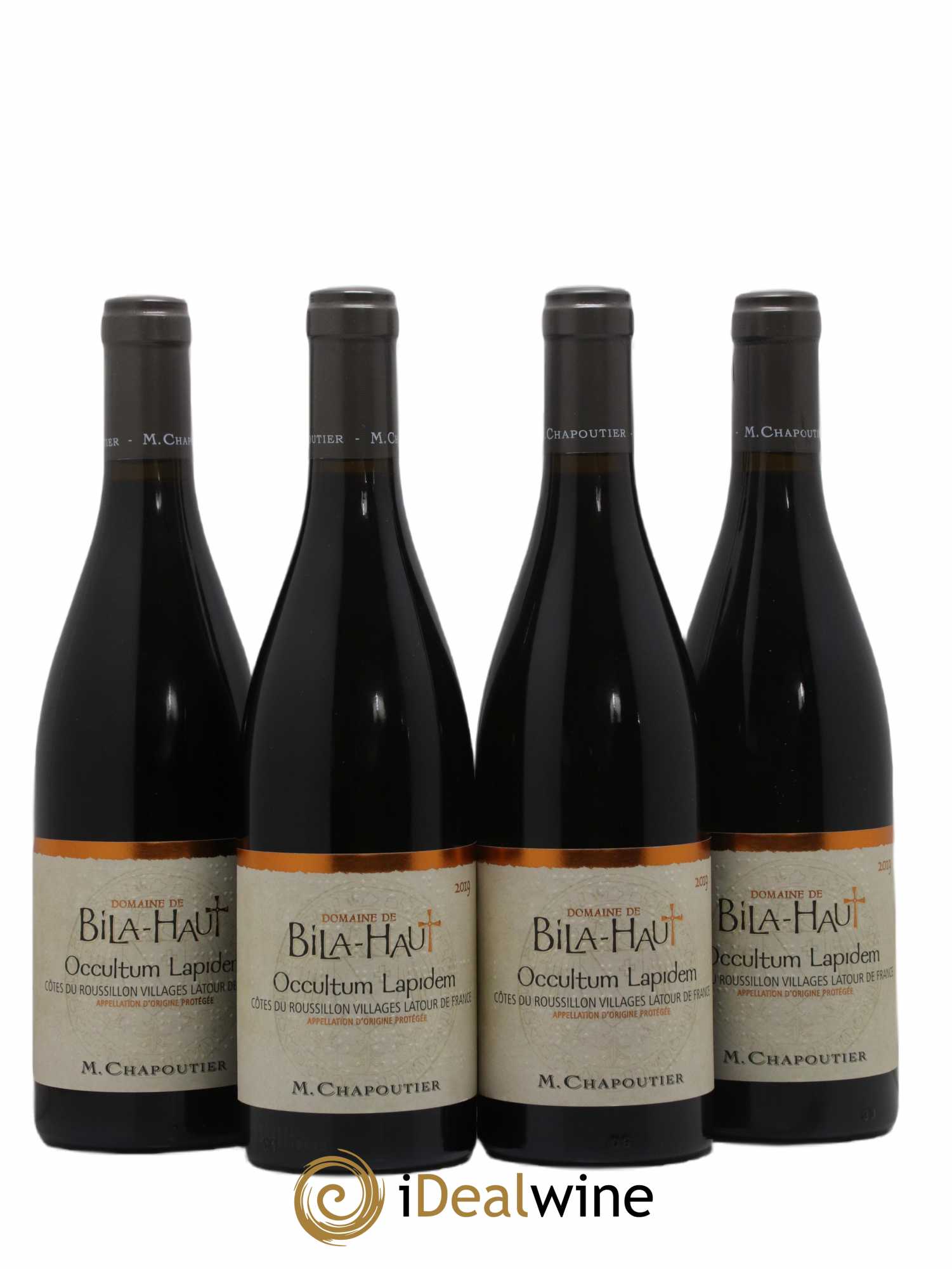 Côtes du Roussillon Villages Latour de France Bila-Haut (Domaine) Occultum Lapidem Chapoutier (sans prix de réserve) 2019 - Lot de 4 bouteilles - 0