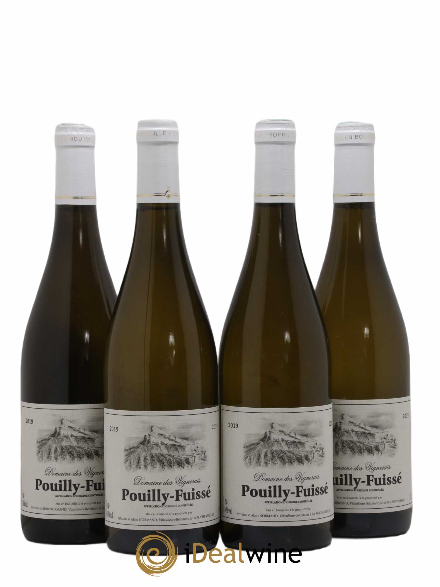 Pouilly-Fuissé Domaine Des Vignerais 2019 - Lot de 4 bouteilles - 0