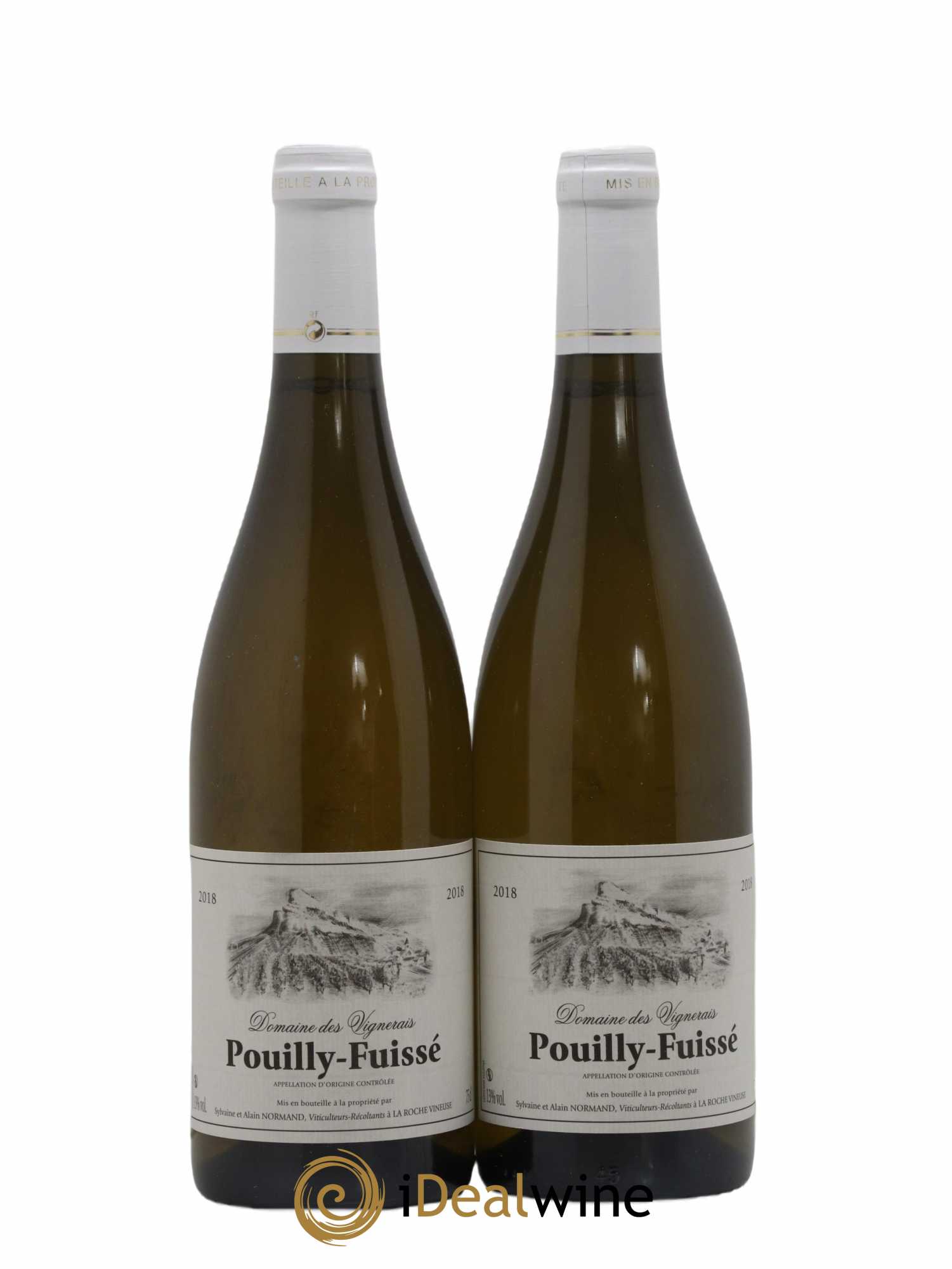 Pouilly-Fuissé Domaine Des Vignerais 2018 - Lot de 2 bouteilles - 0