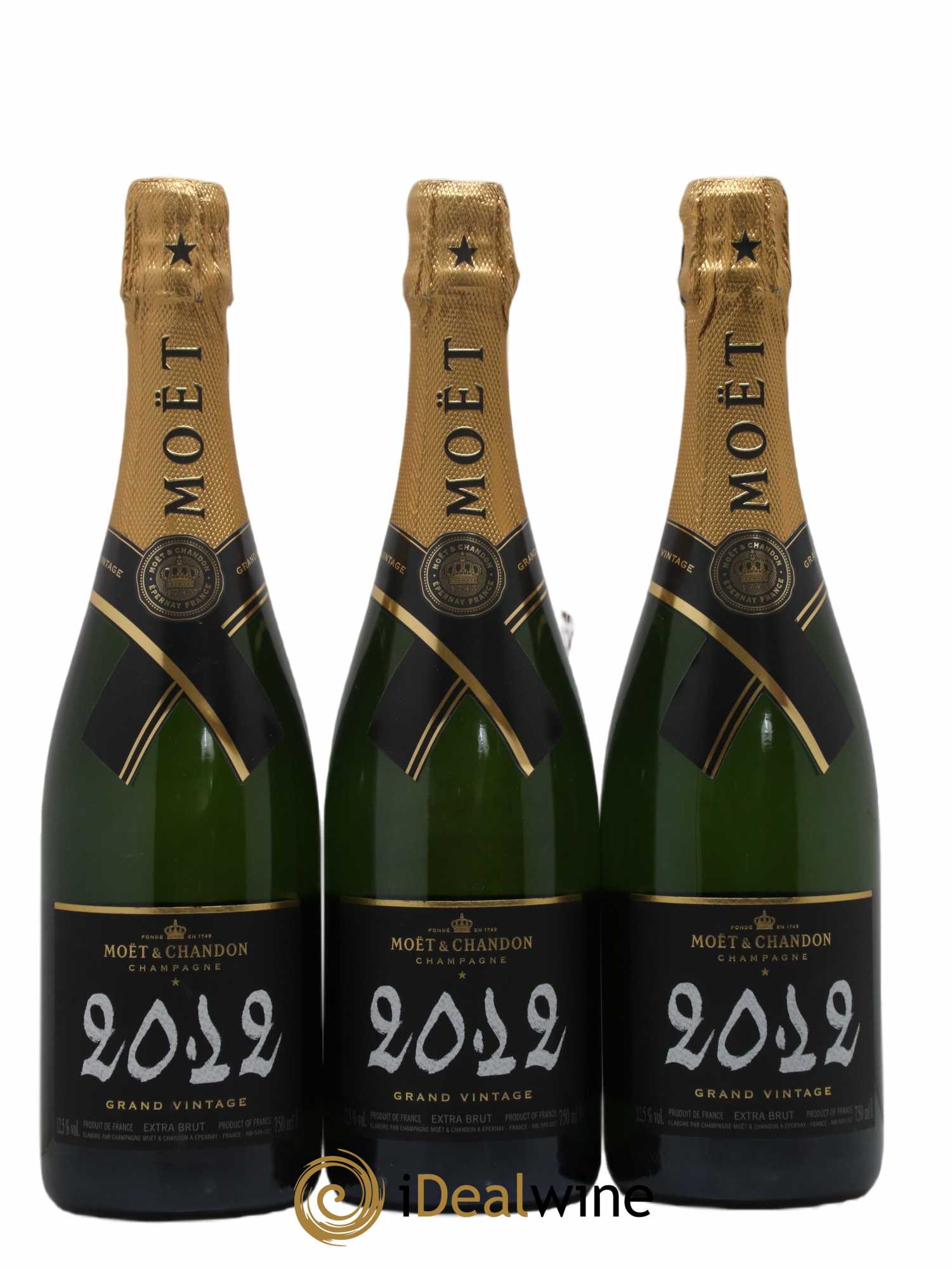 Grand Vintage Moët et Chandon 2012 - Lot de 3 bouteilles - 0