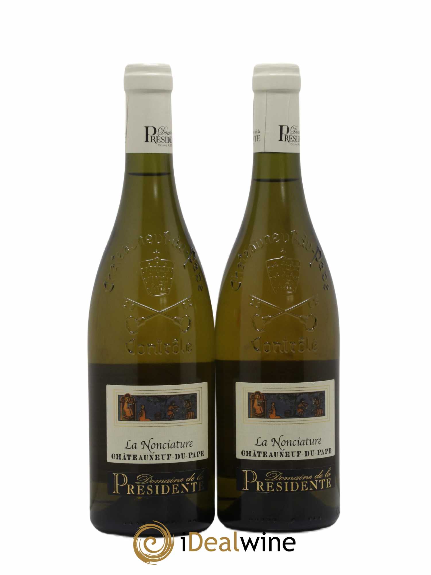 Châteauneuf-du-Pape La Nonciature Domaine de la Présidente 2020 - Lot de 2 bouteilles - 0
