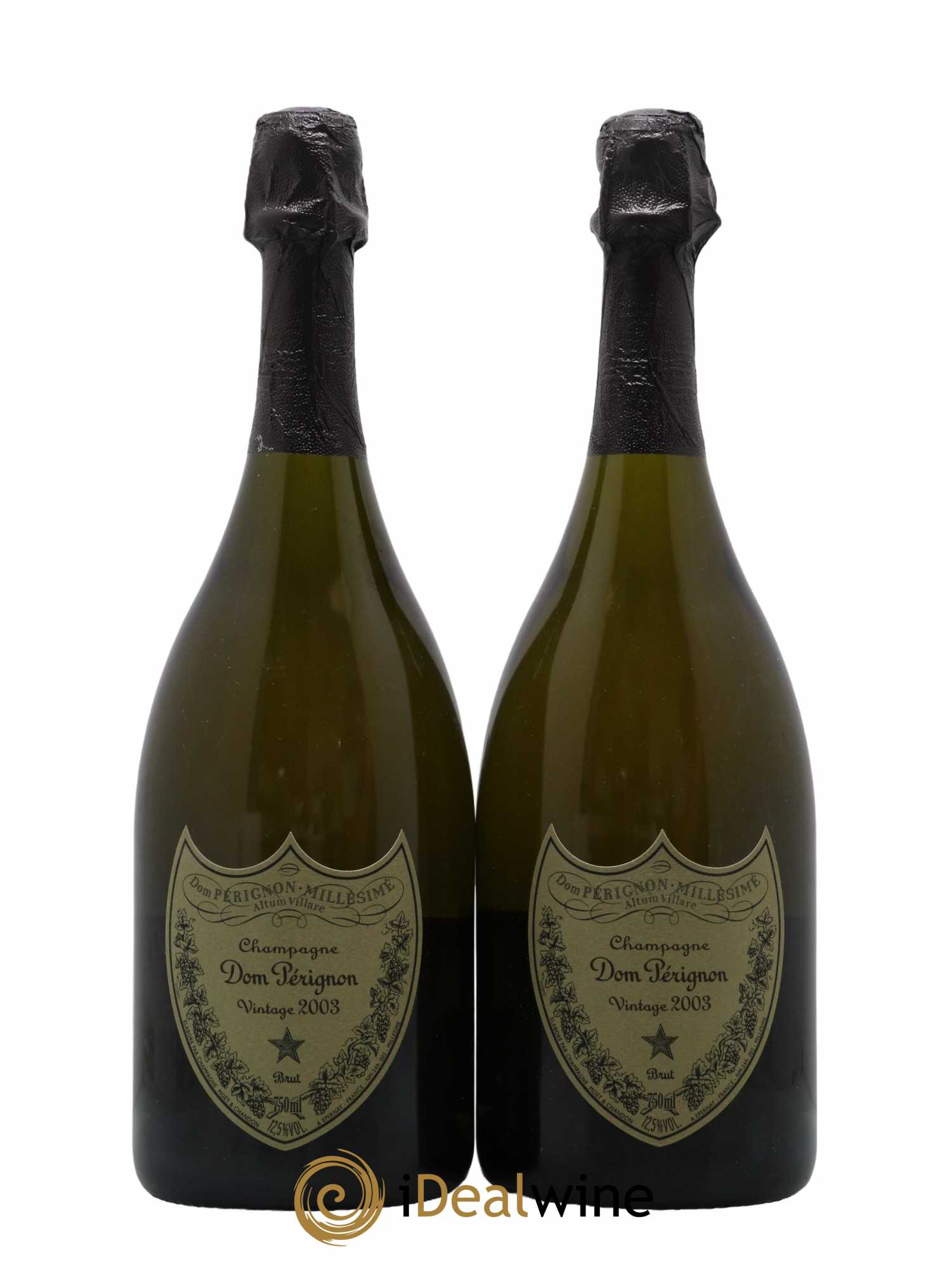 Brut Dom Pérignon 2003 - Lot de 2 bouteilles - 0