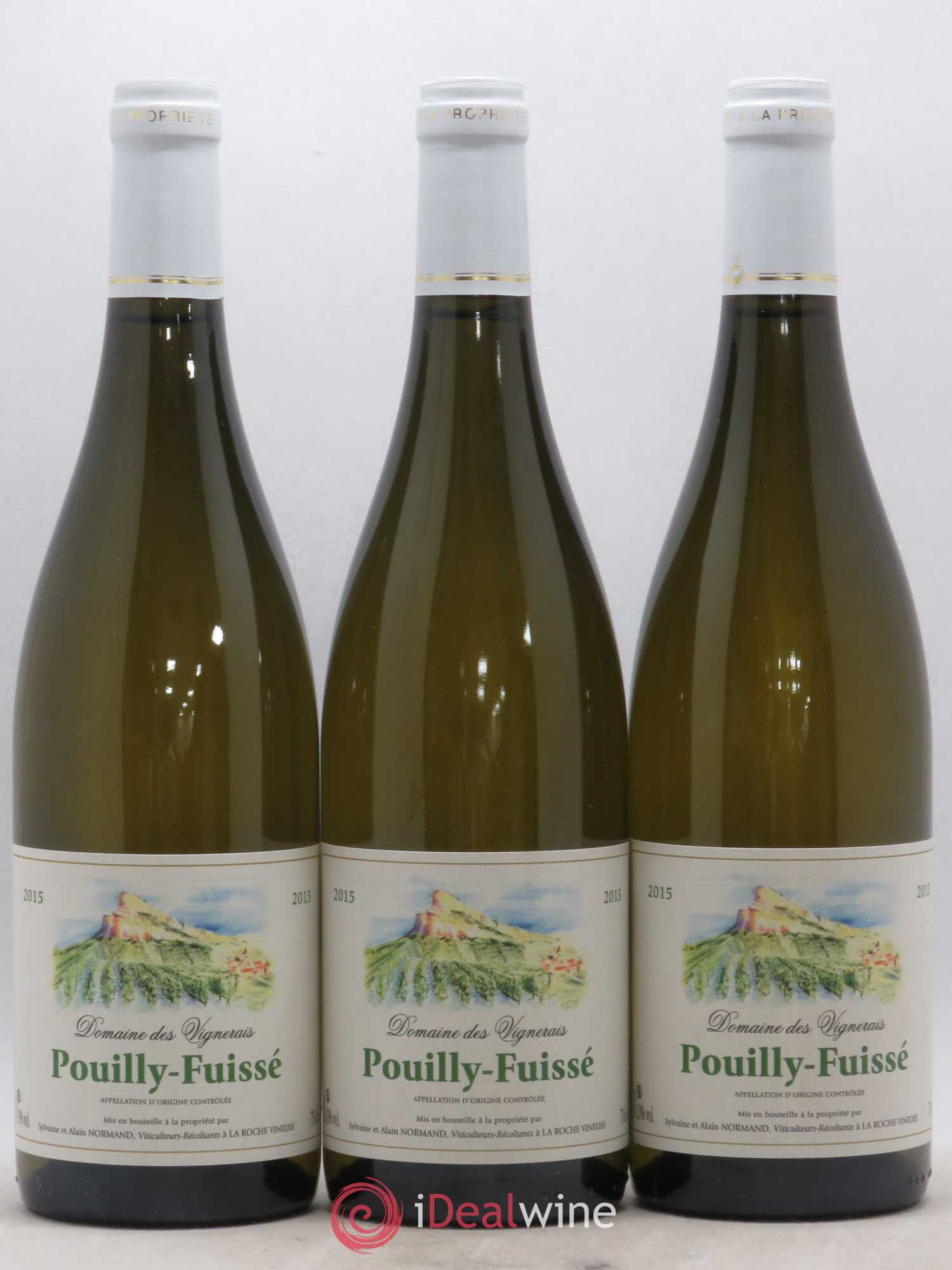 Pouilly-Fuissé Domaine des Vignerais 2015 - Lot de 3 bouteilles - 0