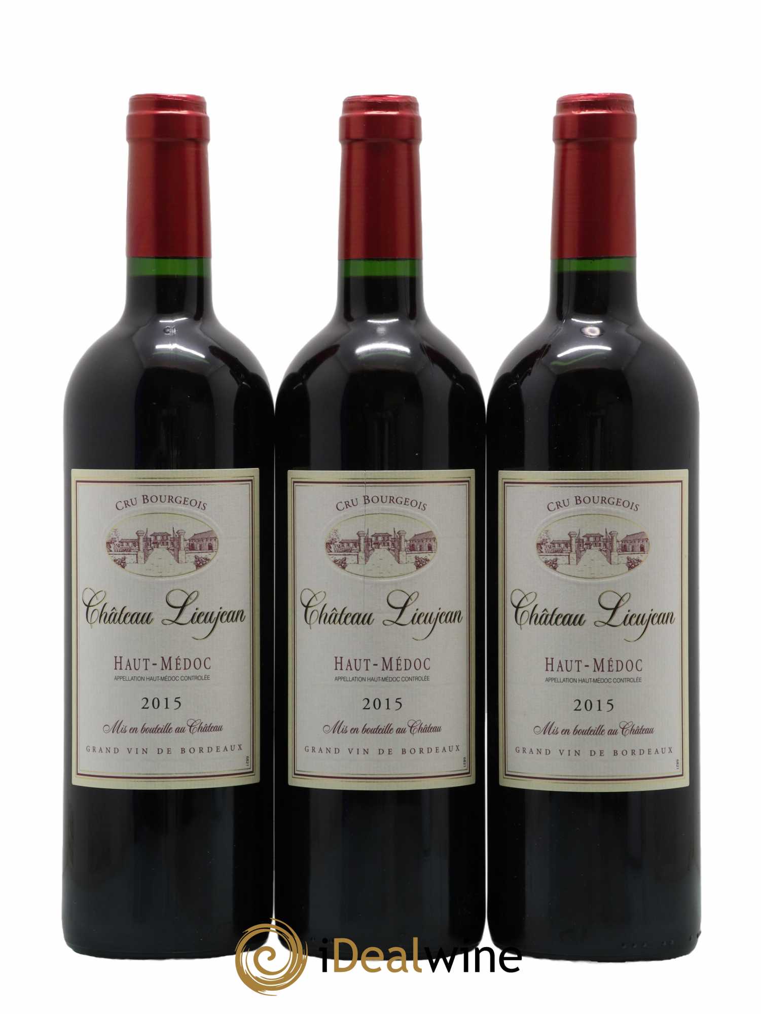 Haut Médoc Chateau Lieujan 2015 - Lot de 3 bouteilles - 0