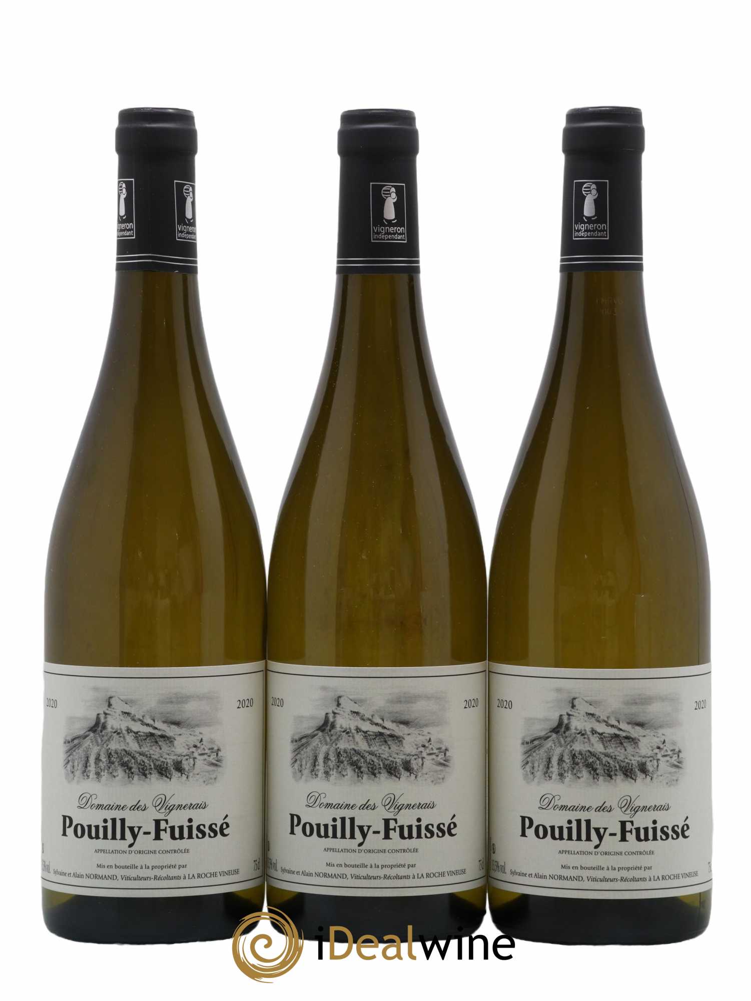 Pouilly-Fuissé Domaine des Vignerais 2020 - Lot de 3 bouteilles - 0