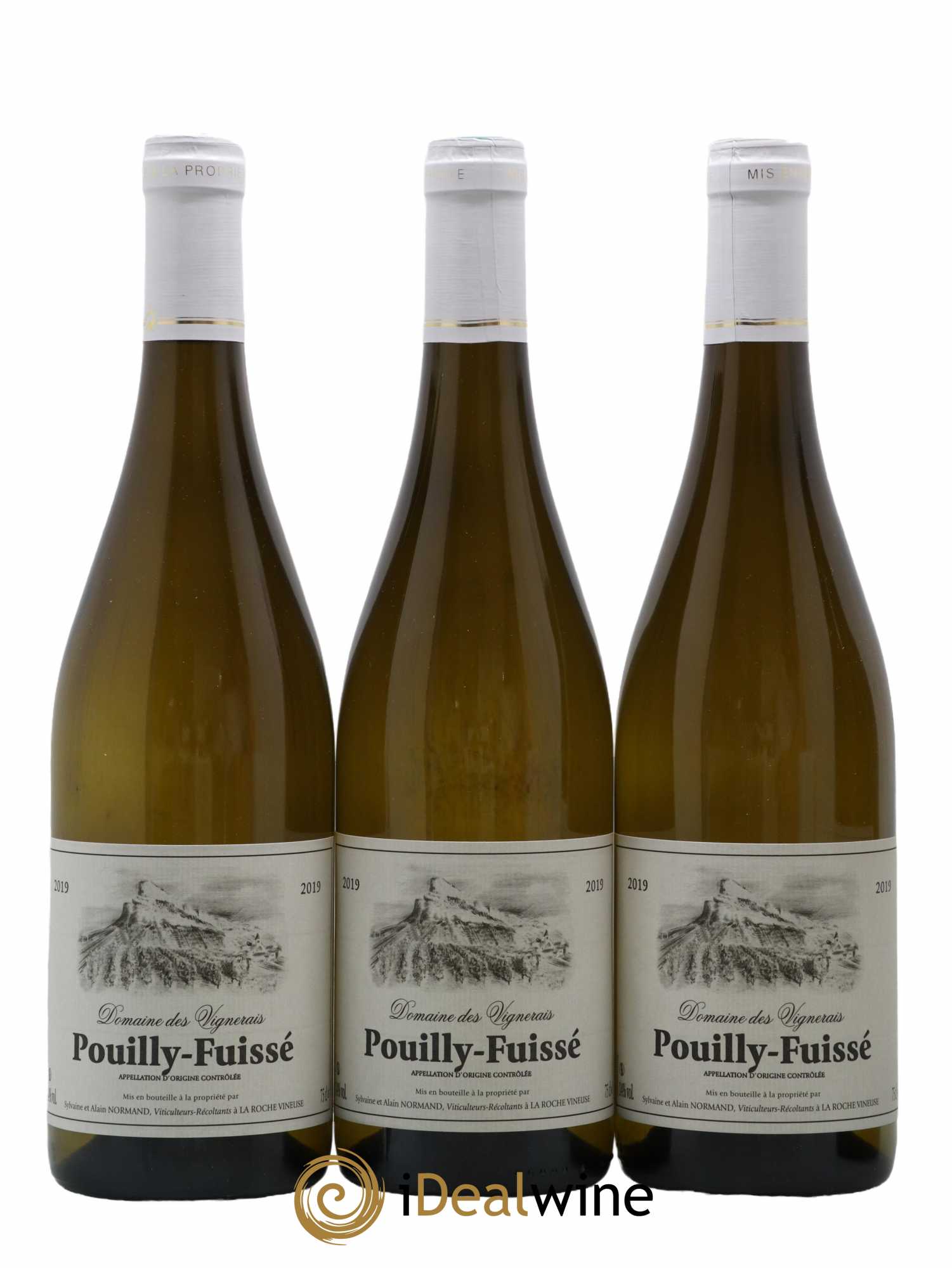 Pouilly-Fuissé Domaine des Vignerais 2019 - Lot de 3 bouteilles - 0