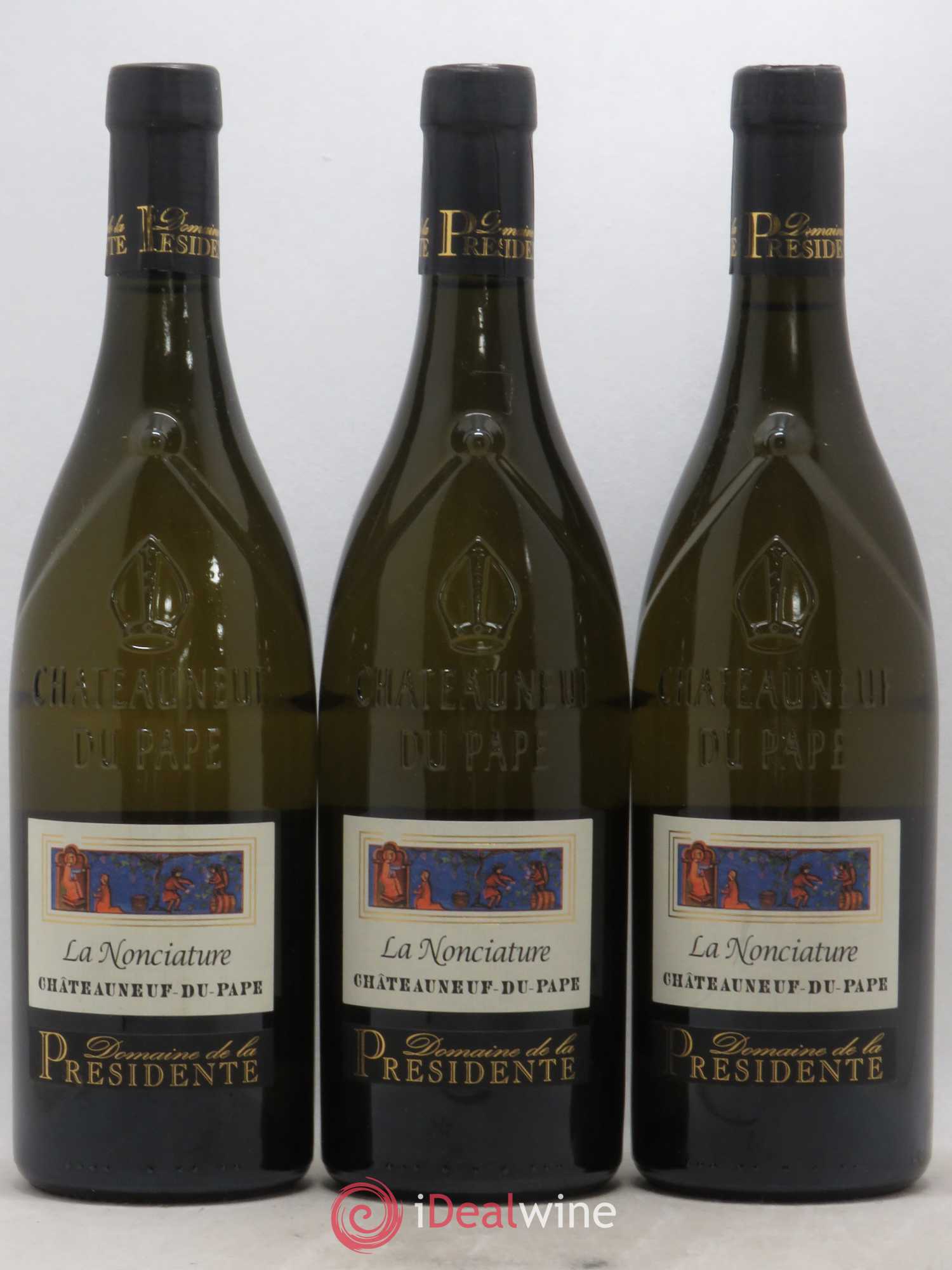 Châteauneuf-du-Pape La Nonciature Domaine de La Presidente 2011 - Posten von 6 Flaschen - 1