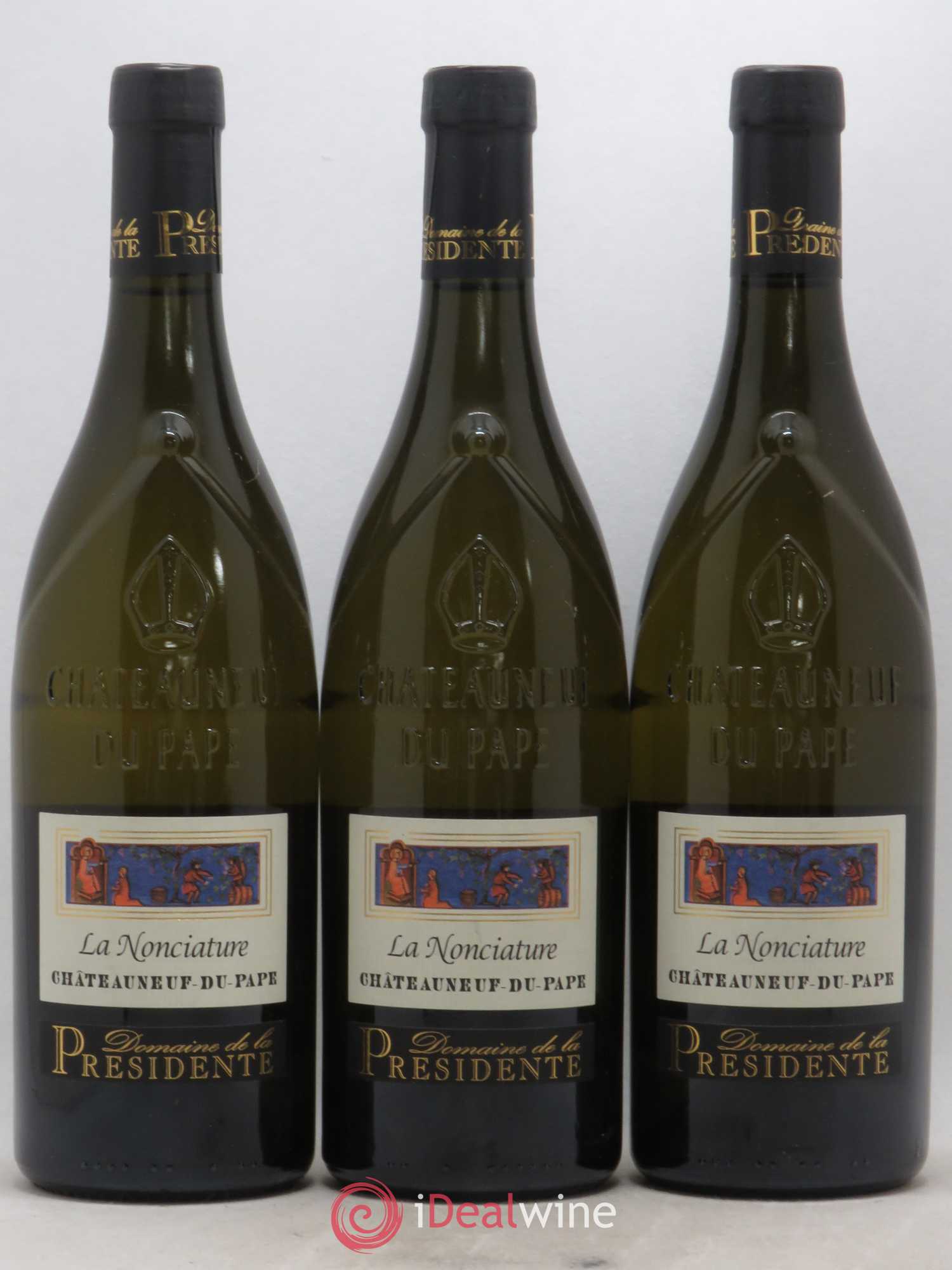 Châteauneuf-du-Pape La Nonciature Domaine de La Presidente 2011 - Posten von 6 Flaschen - 3
