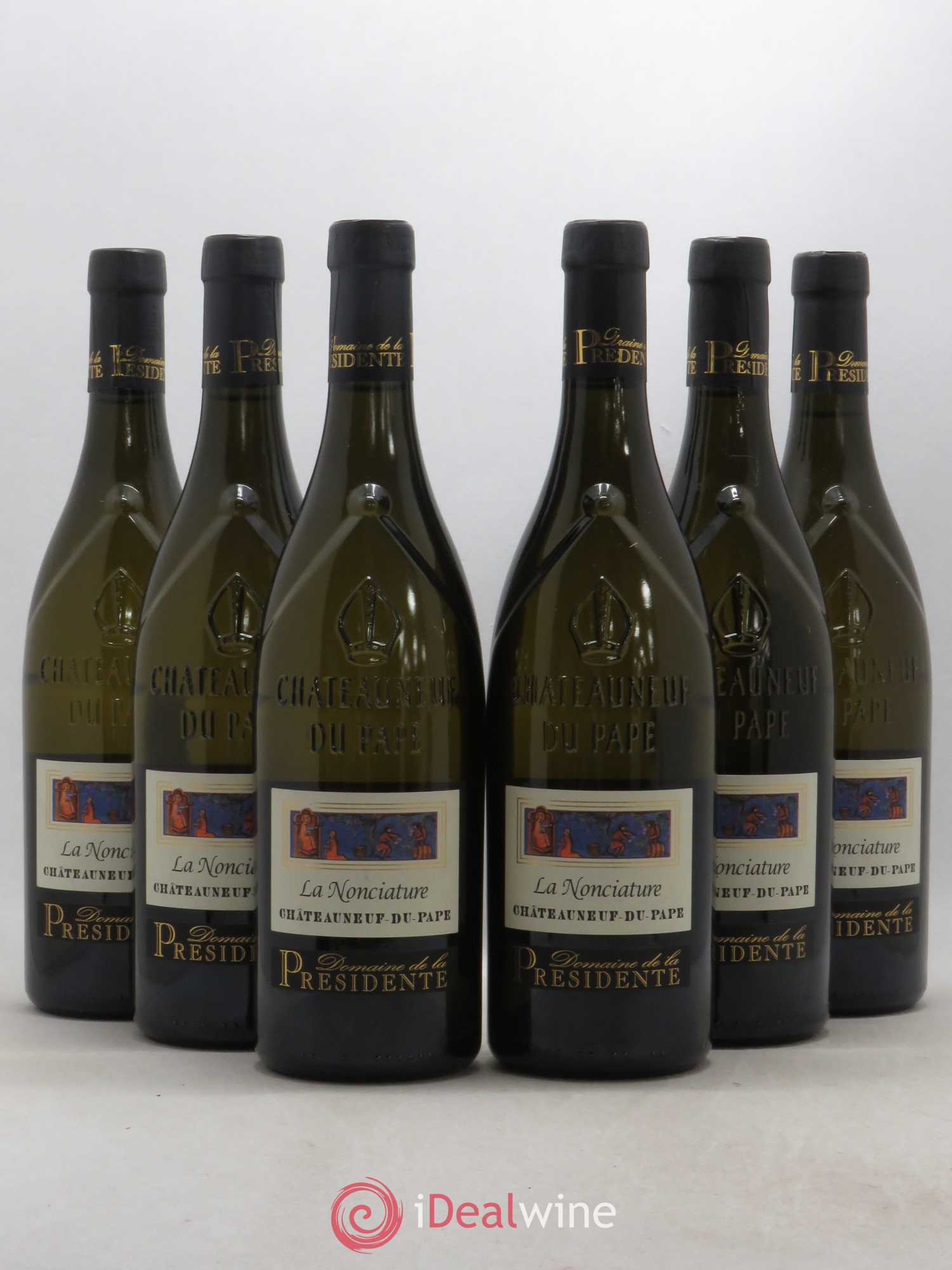 Châteauneuf-du-Pape La Nonciature Domaine de La Presidente 2011 - Posten von 6 Flaschen - 0