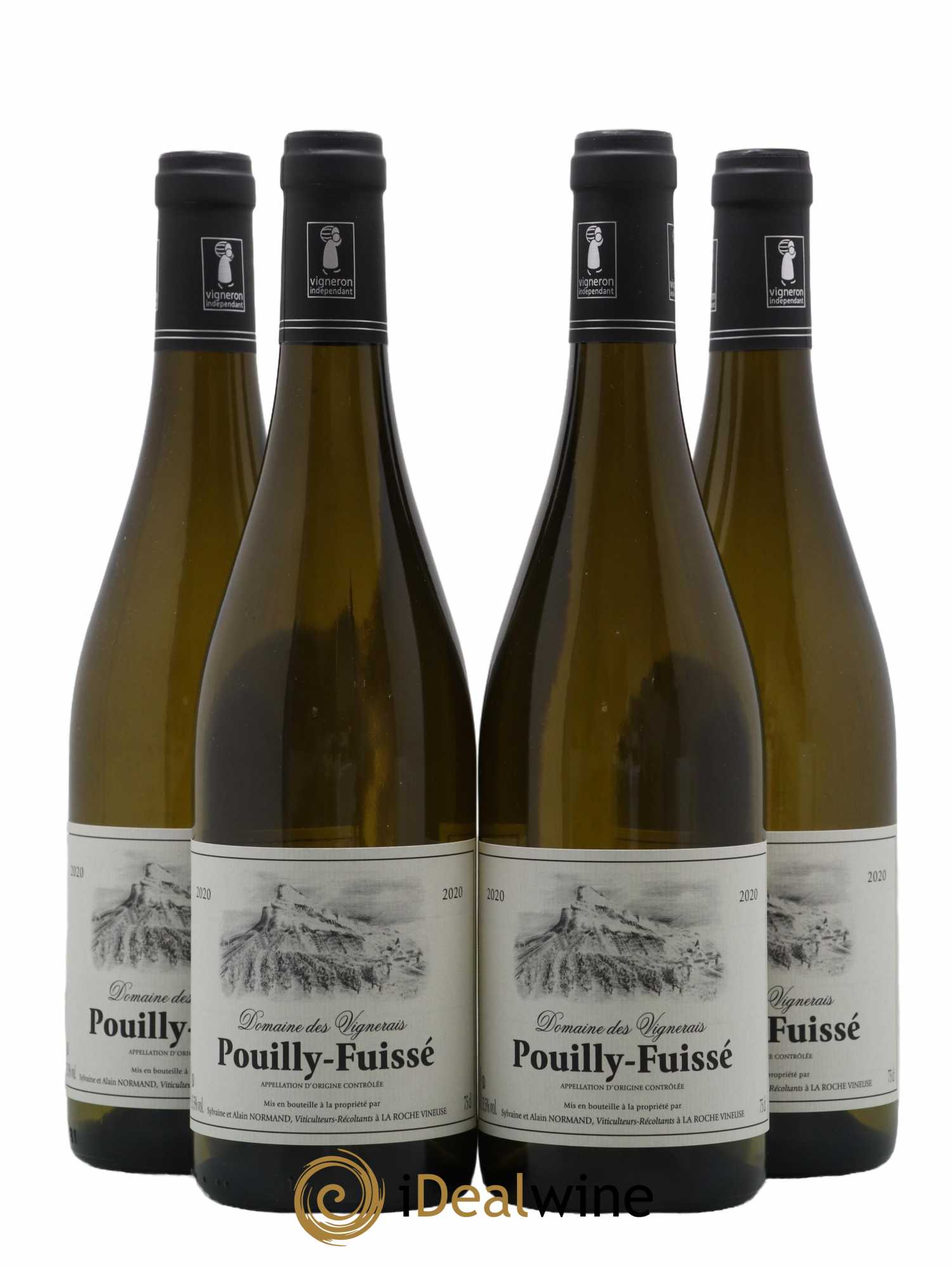 Pouilly-Fuissé Domaine des Vignerais 2020 - Lot de 4 bouteilles - 0