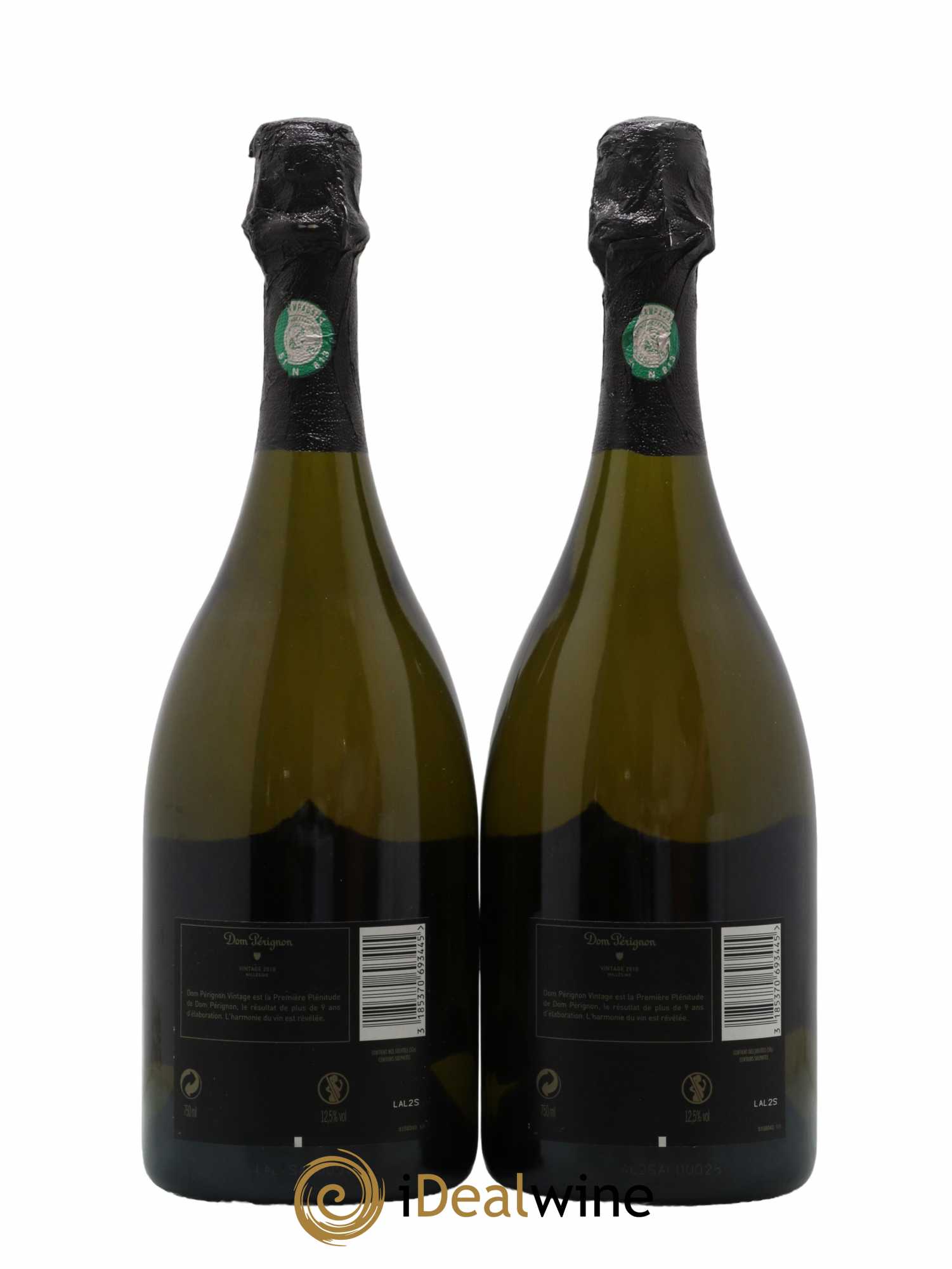 Brut Dom Pérignon 2010 - Lot de 2 bouteilles - 1