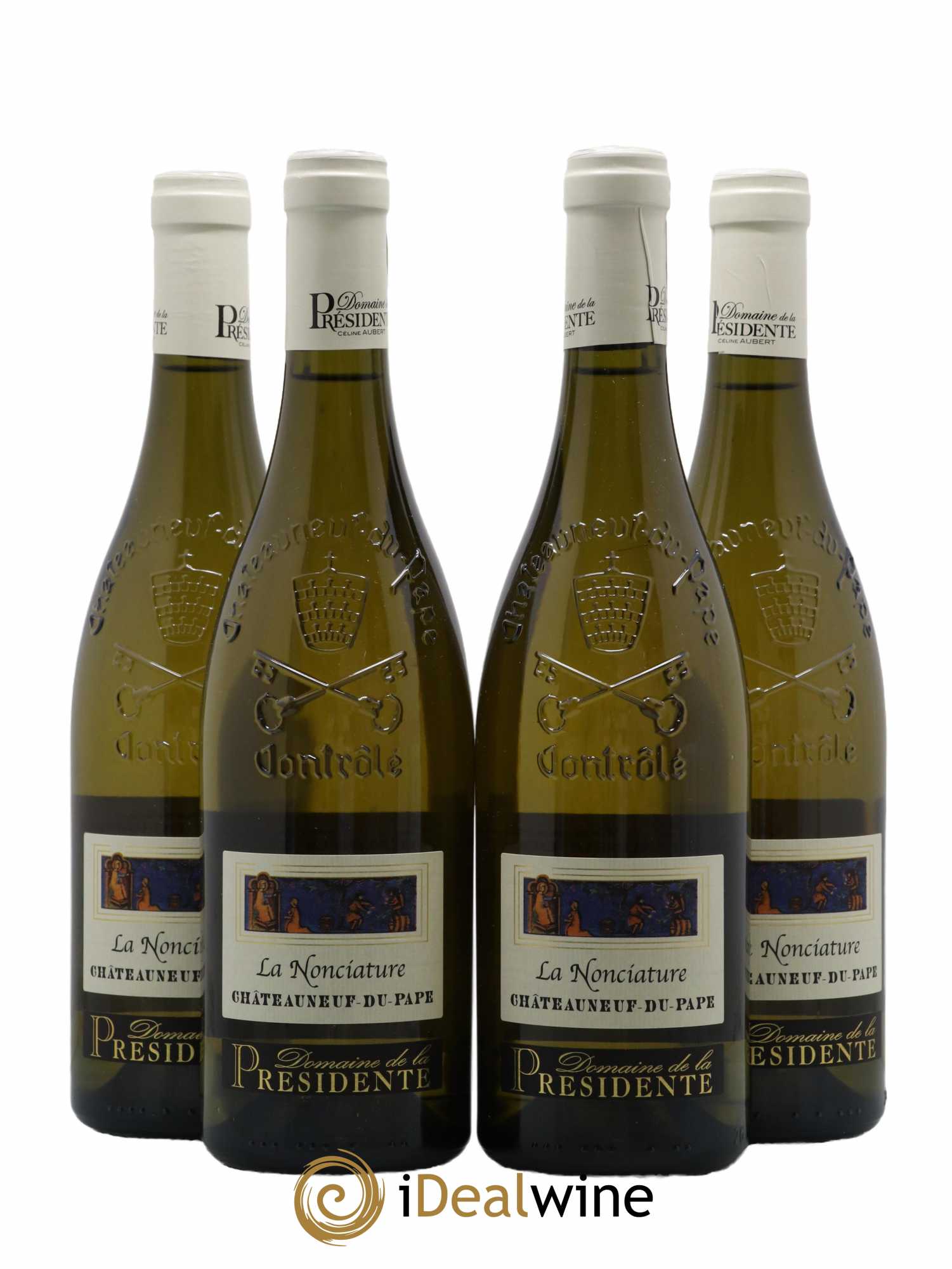 Châteauneuf-du-Pape La Nonciature 2016 - Lot de 4 bouteilles - 0