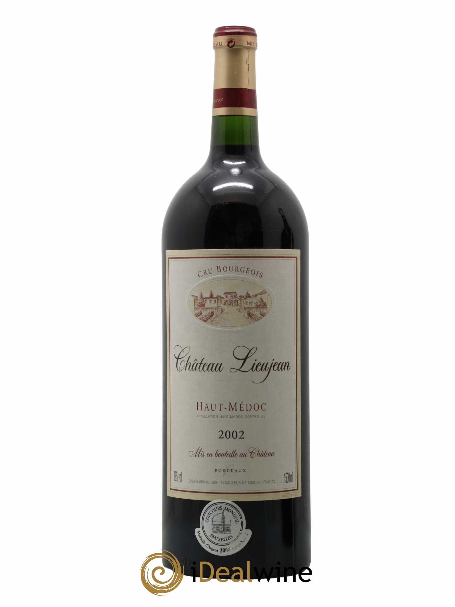 Haut Médoc Château Lieujean 2002 - Lot de 1 magnum - 0