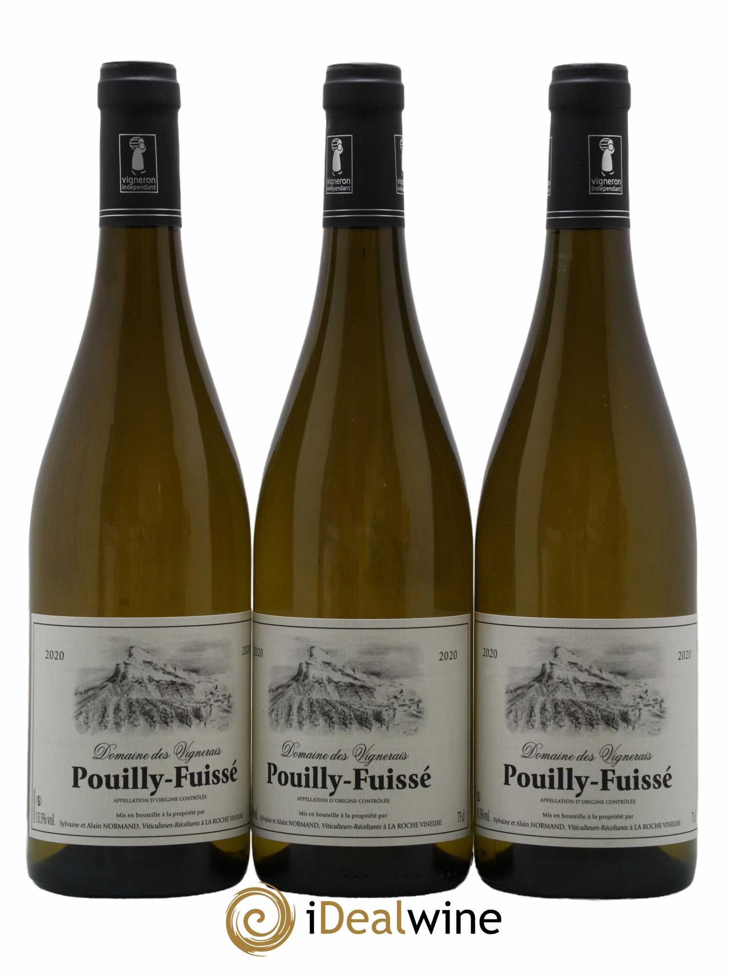 Pouilly-Fuissé Domaine Des Vignerais 2020 - Lot de 3 bouteilles - 0