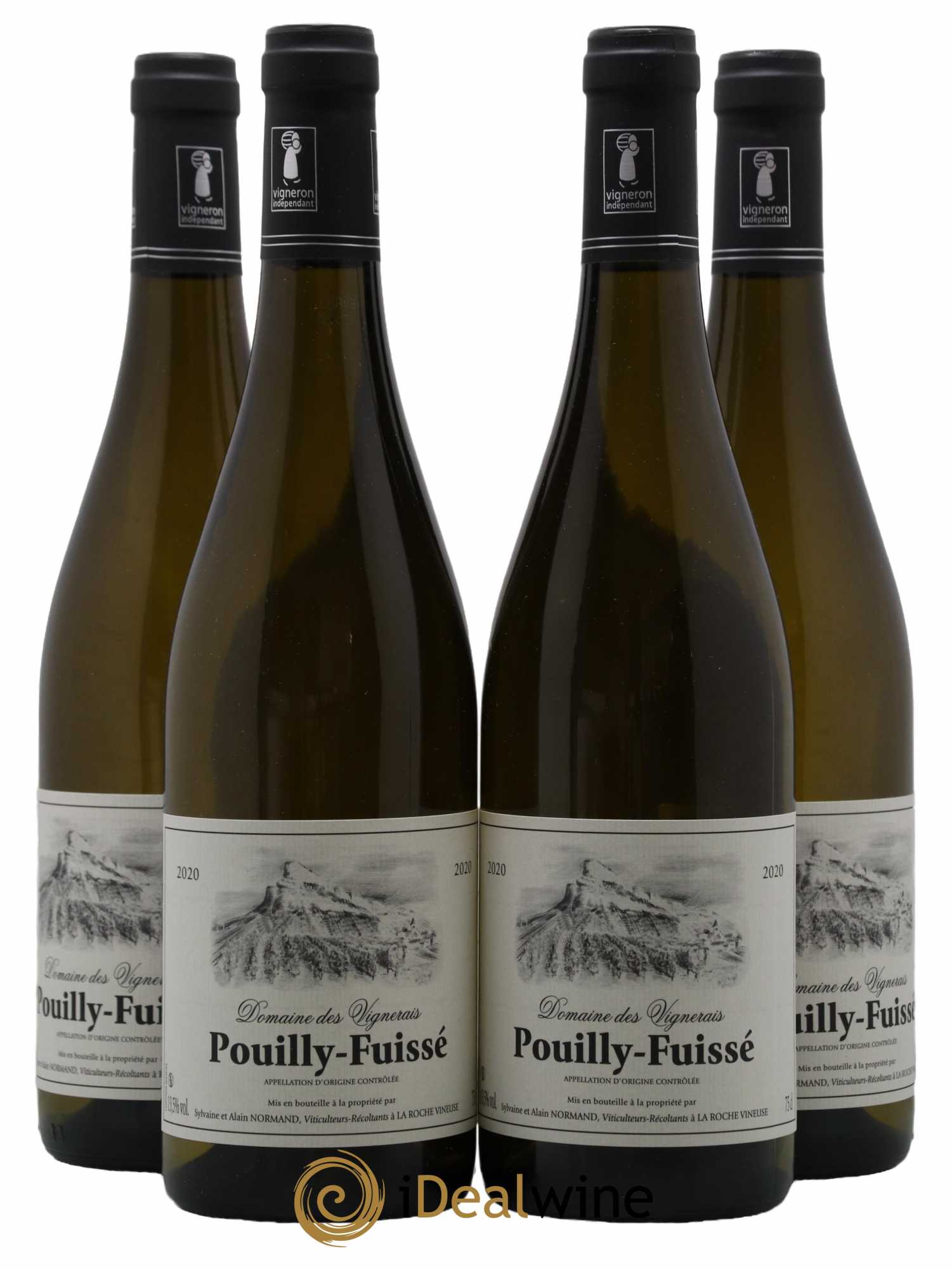 Pouilly-Fuissé Domaine Des Vignerais 2020 - Lot de 4 bouteilles - 0