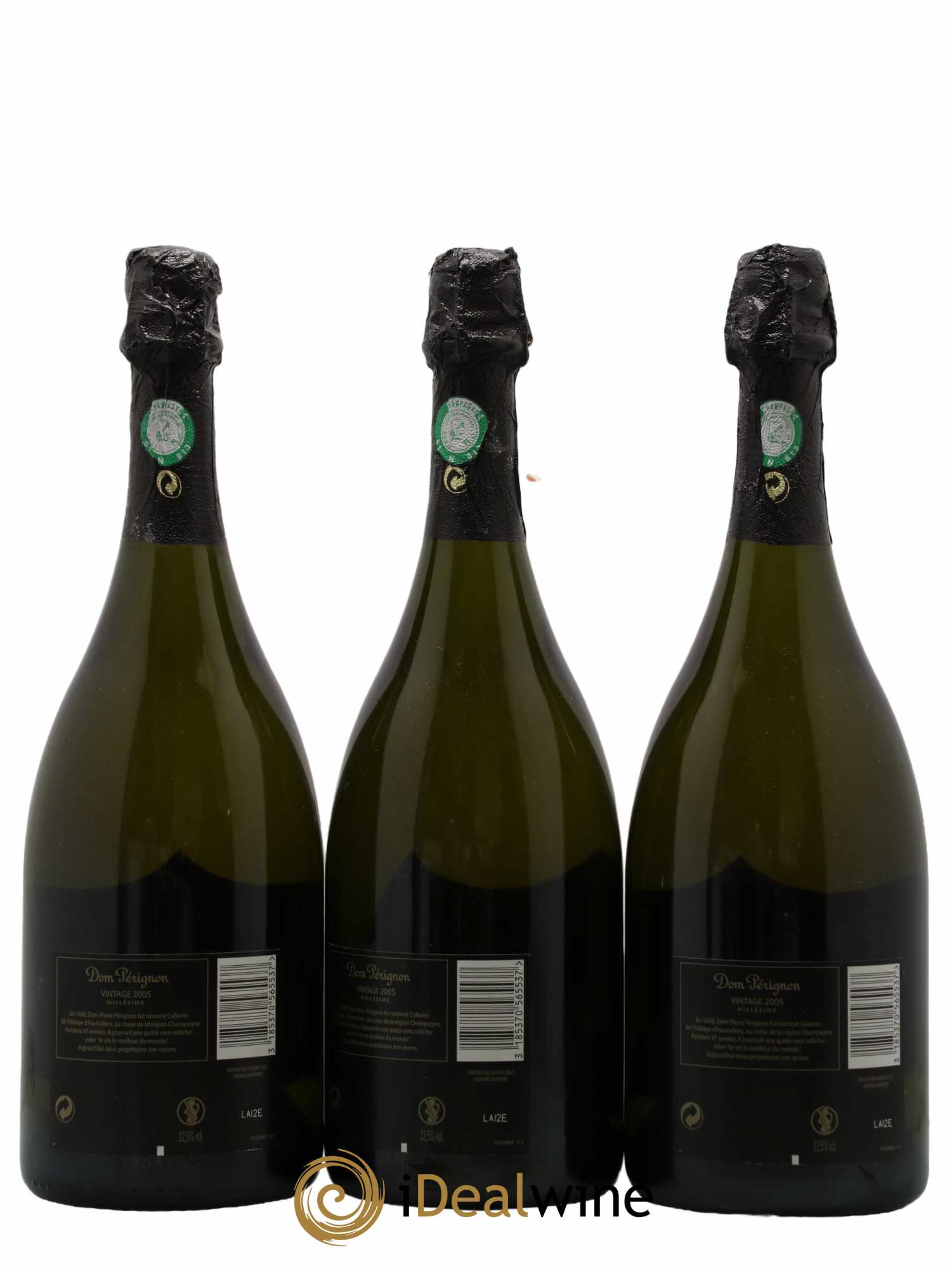 Brut Dom Pérignon 2005 - Lot de 3 bouteilles - 1