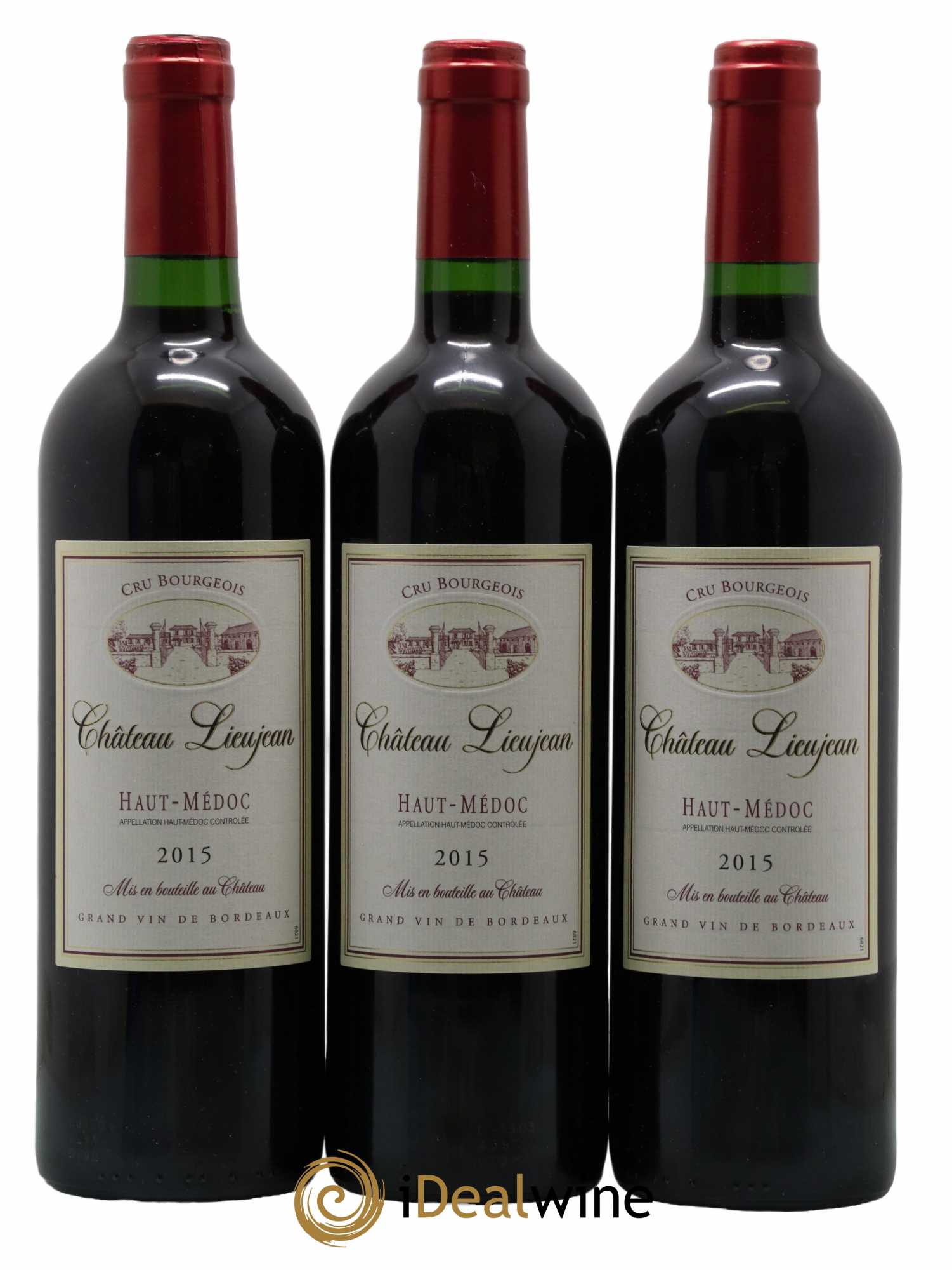Haut Médoc Chateau Lieujan 2015 - Lot de 3 bouteilles - 0