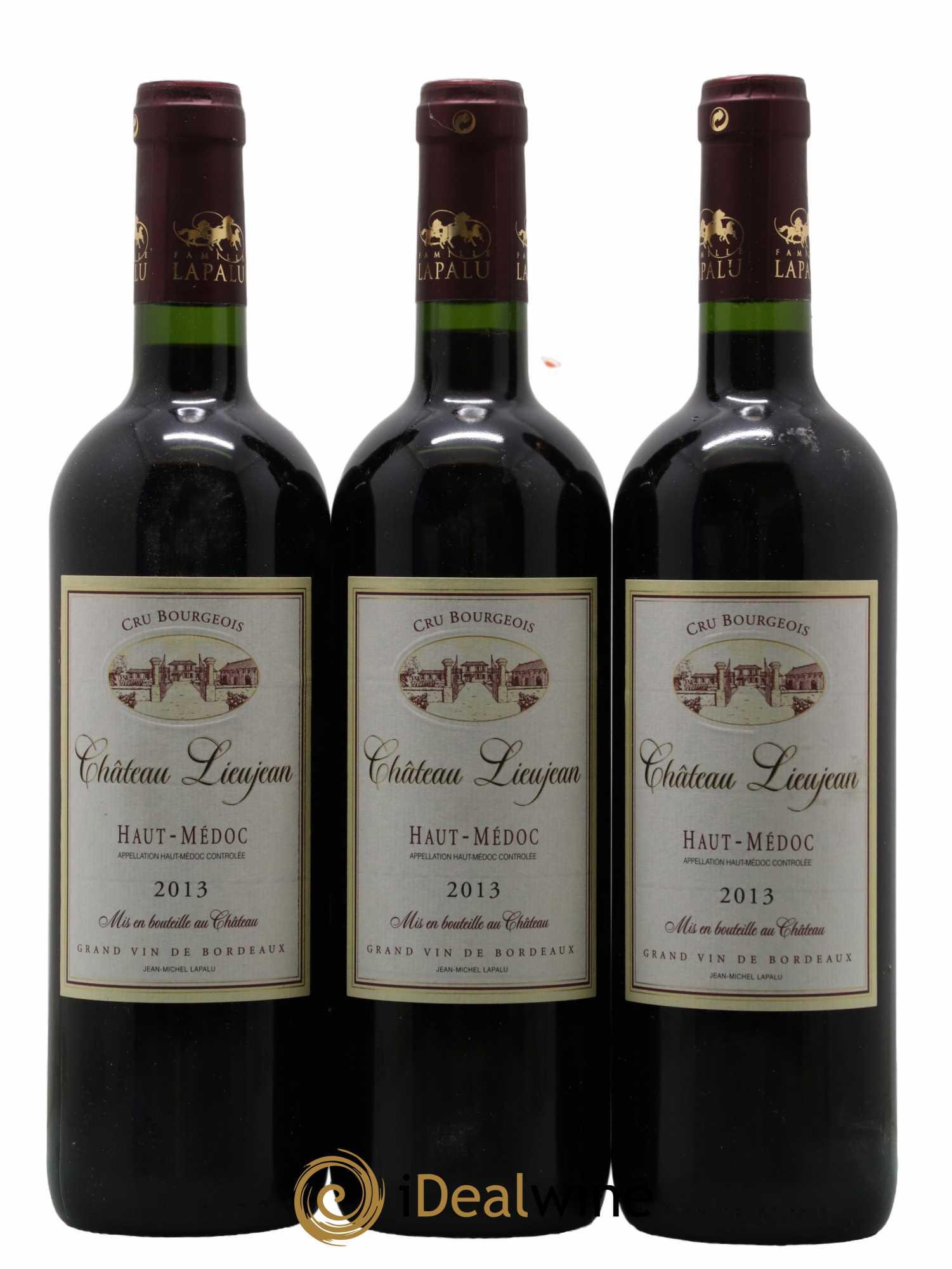 Haut Médoc Chateau Lieujan 2013 - Lot de 3 bouteilles - 0