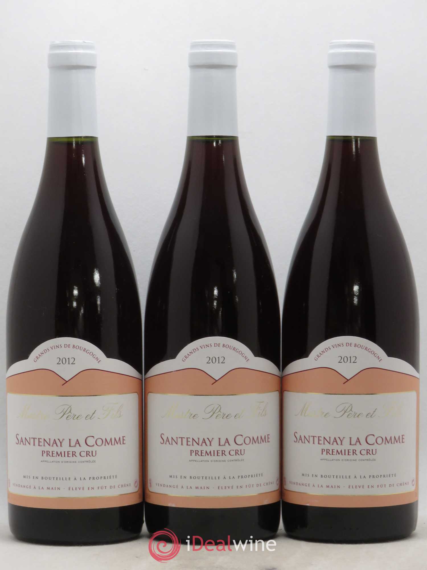 Santenay 1er Cru La Comme Mestre 2012 - Lot de 6 bouteilles - 2