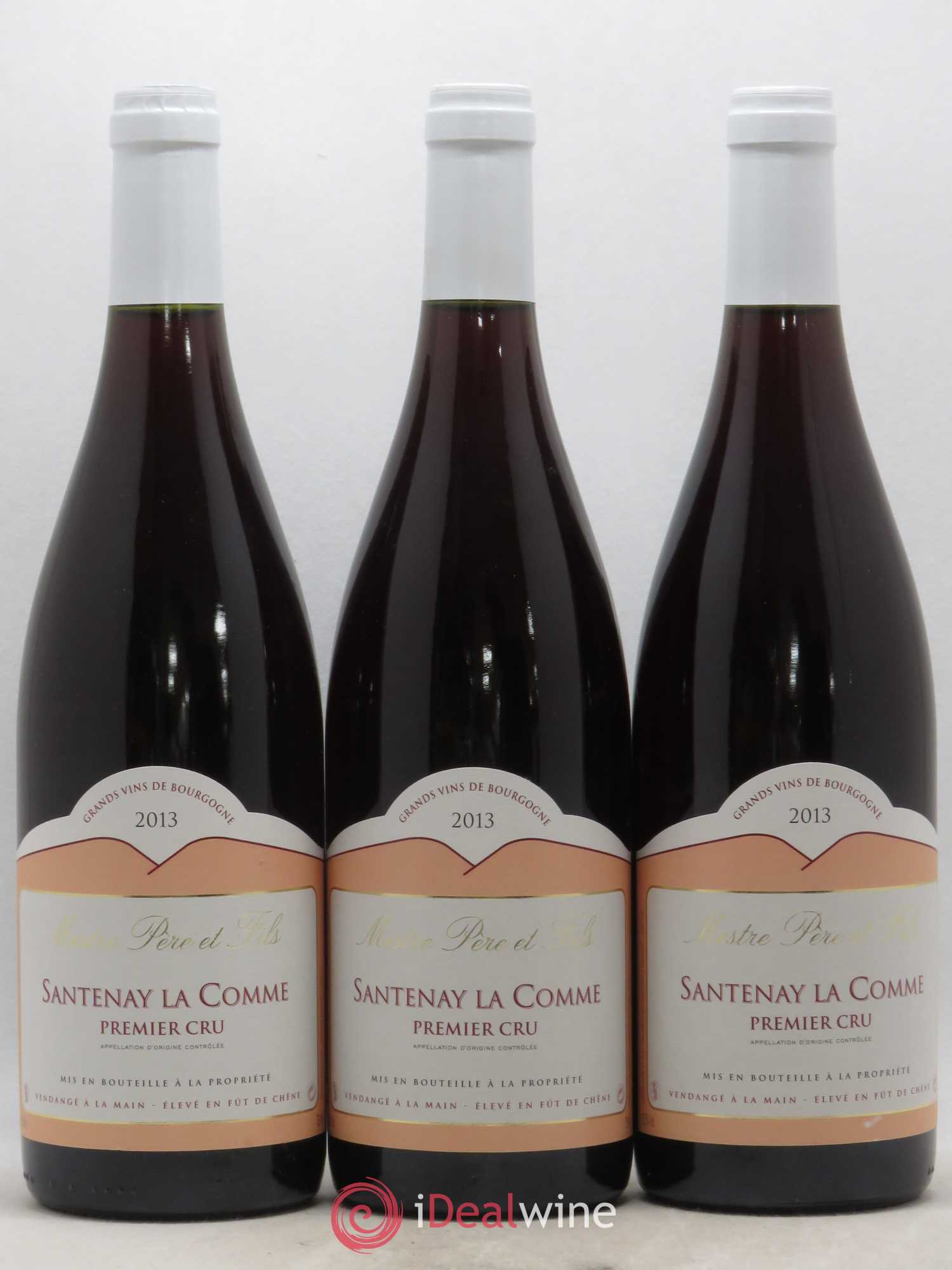 Santenay 1er Cru La Comme Mestre 2013 - Lot de 6 bouteilles - 1