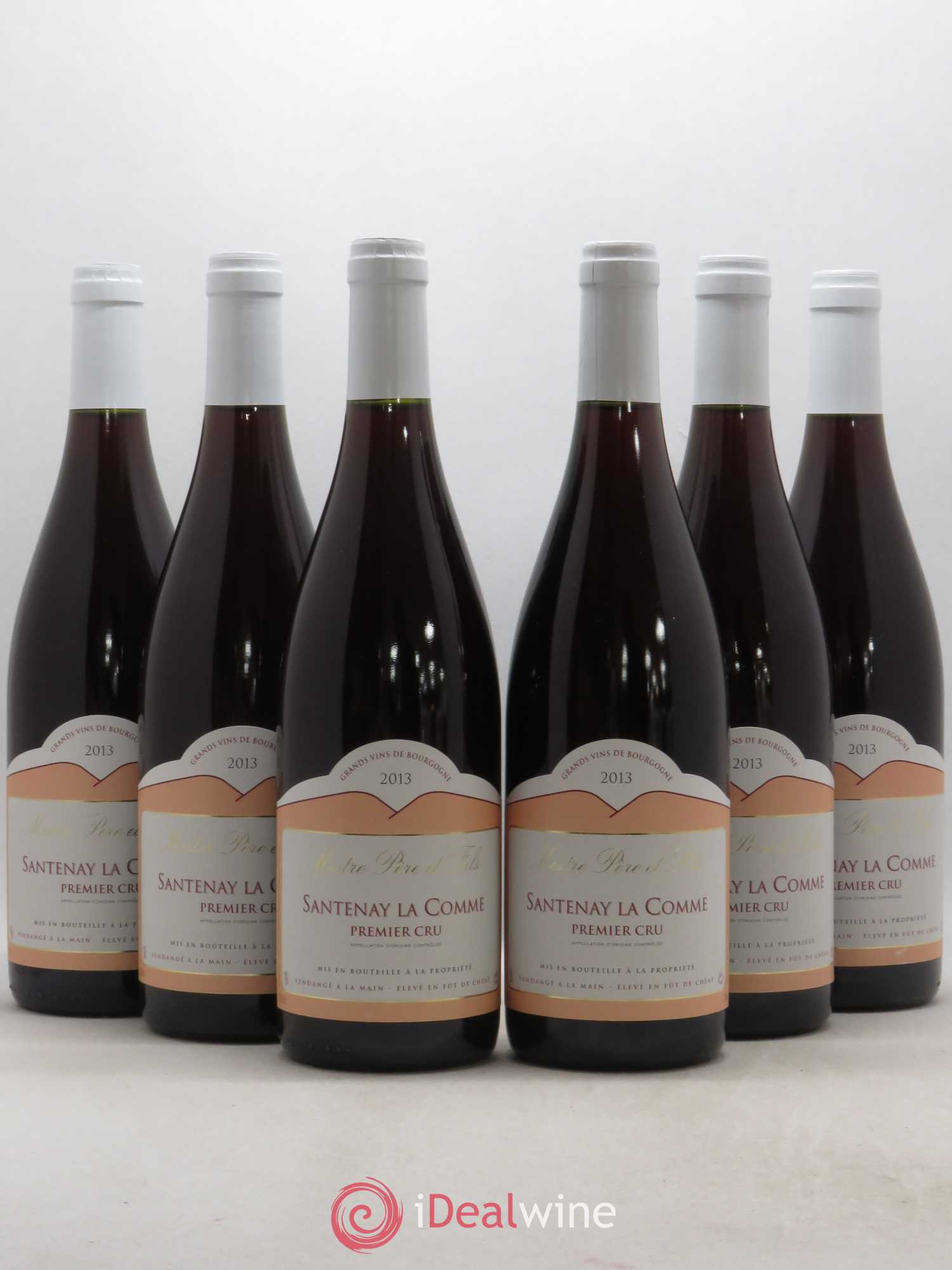 Santenay 1er Cru La Comme Mestre 2013 - Lot de 6 bouteilles - 0