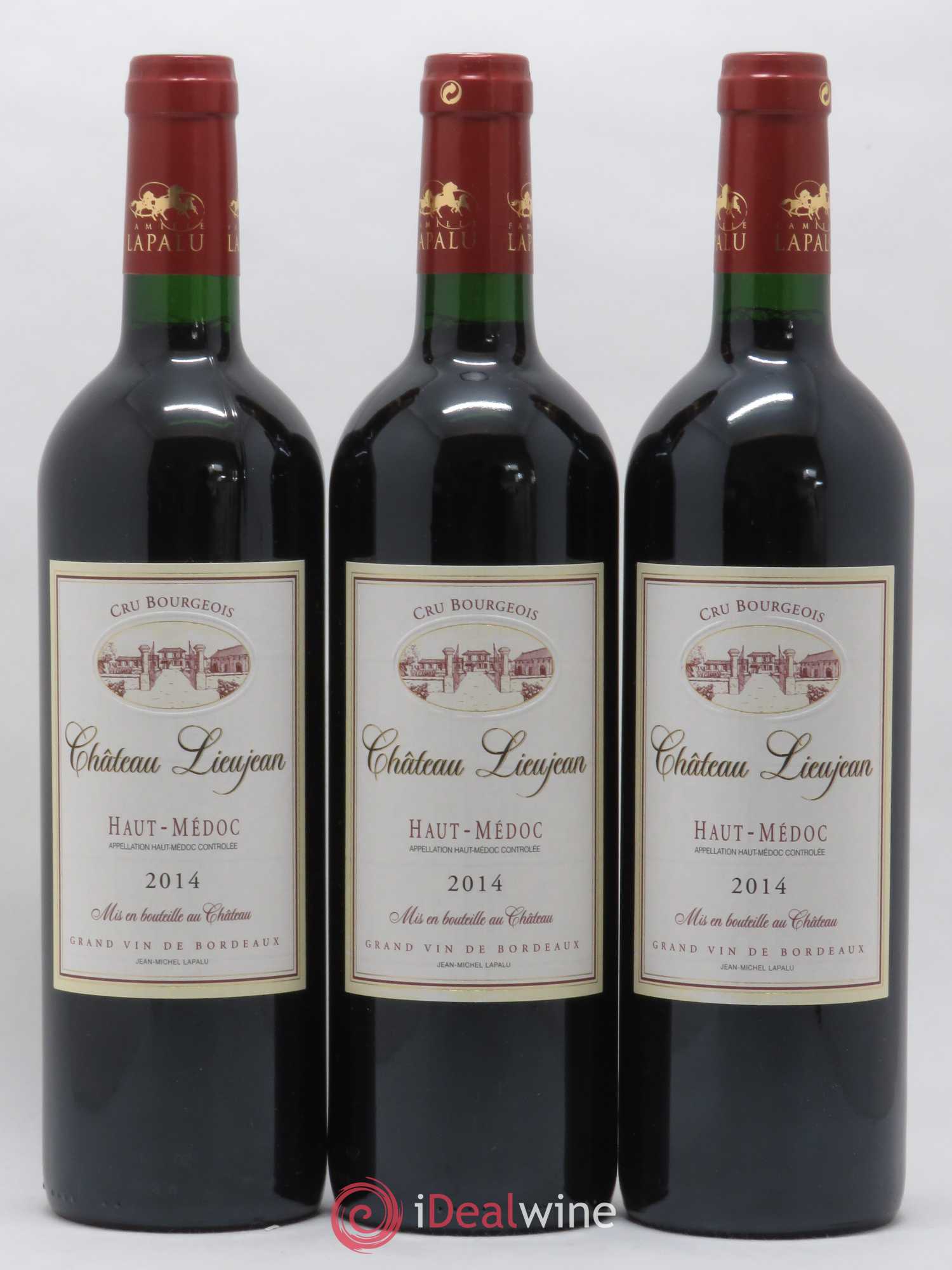 Château Lieujean 2014 - Lot de 3 bouteilles - 0