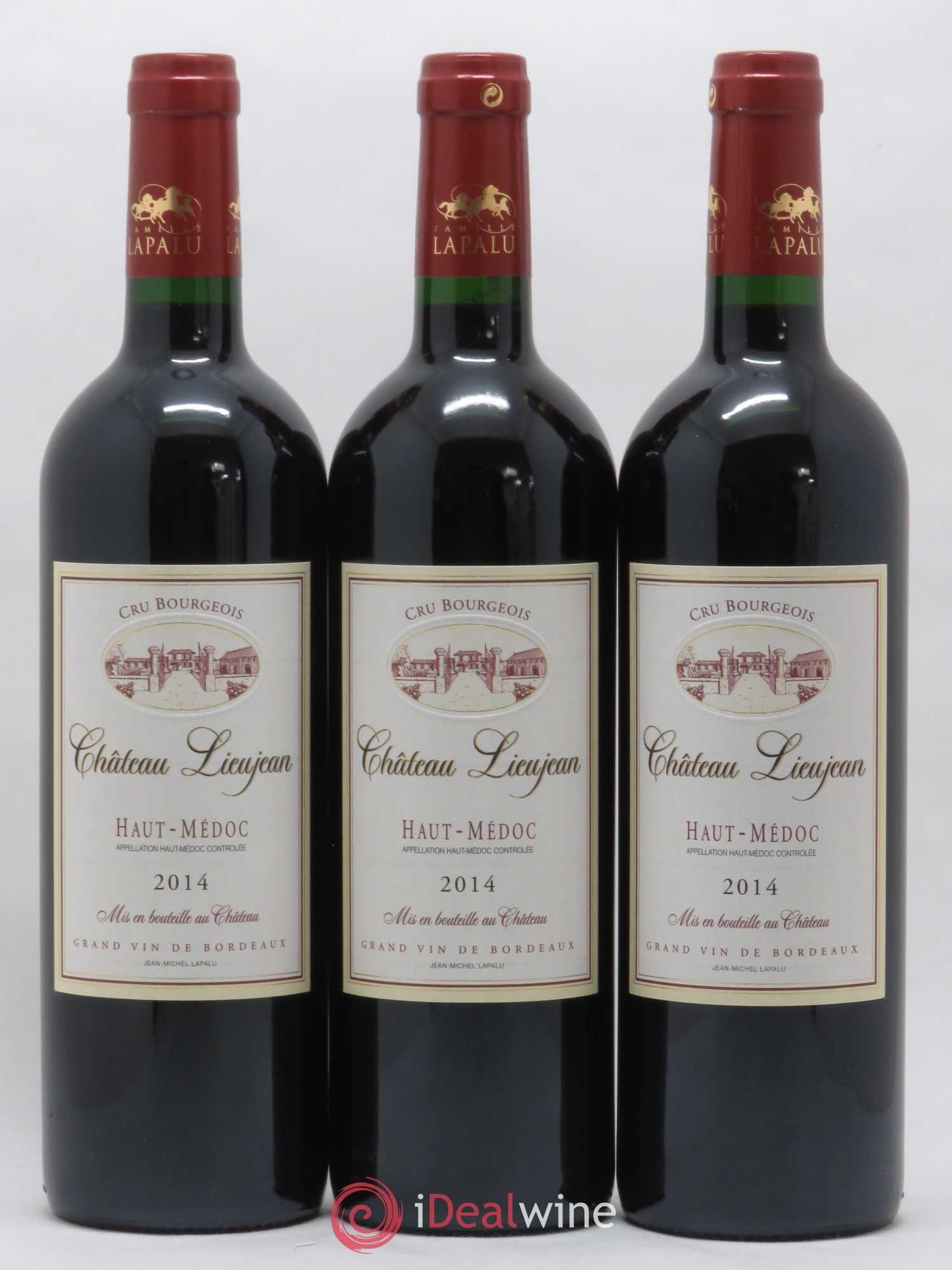 Château Lieujean 2014 - Lot de 3 bouteilles - 0