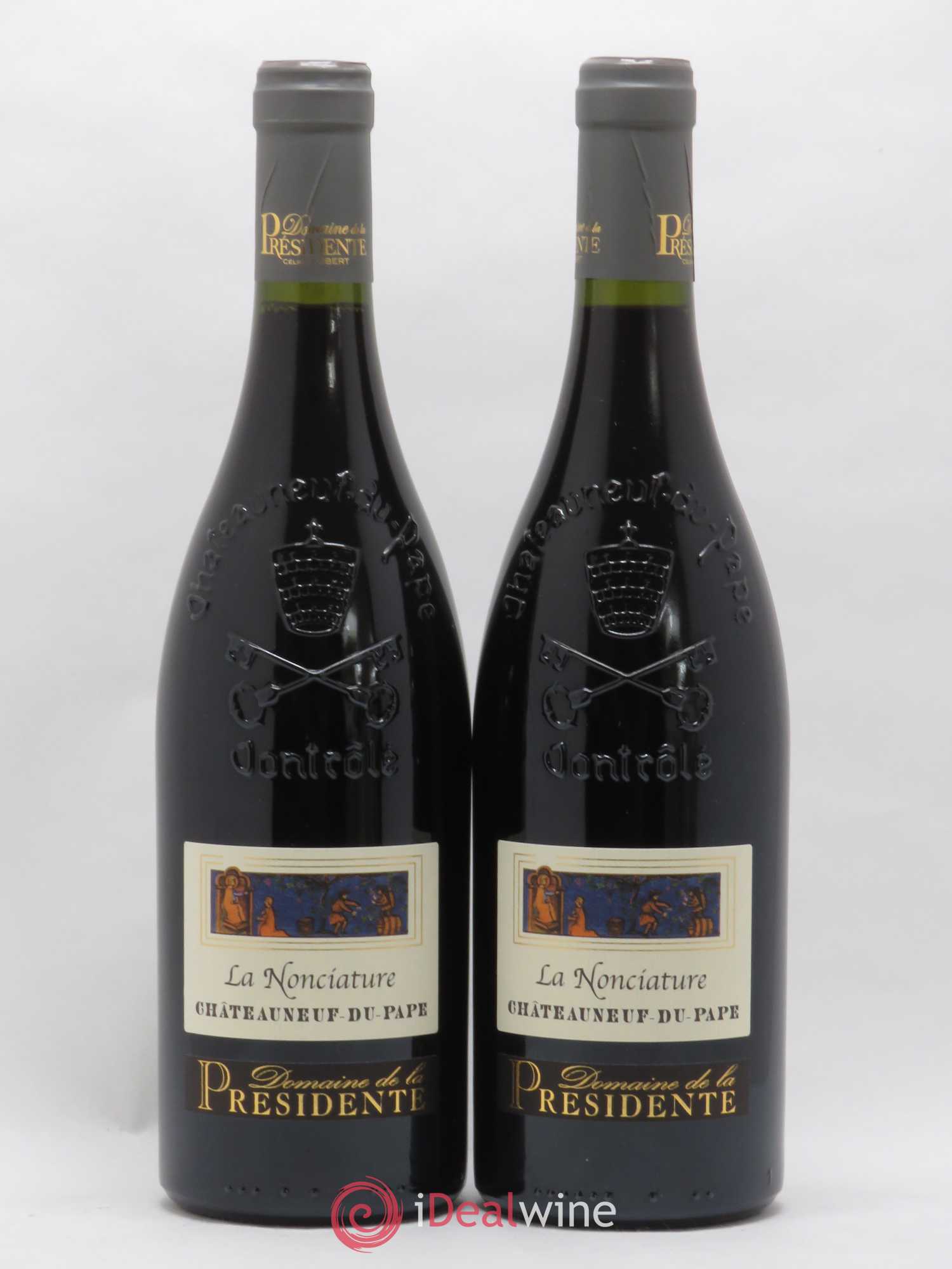 Châteauneuf-du-Pape La Nonciature Domaine de la Présidente 2016 - Posten von 2 Flaschen - 0