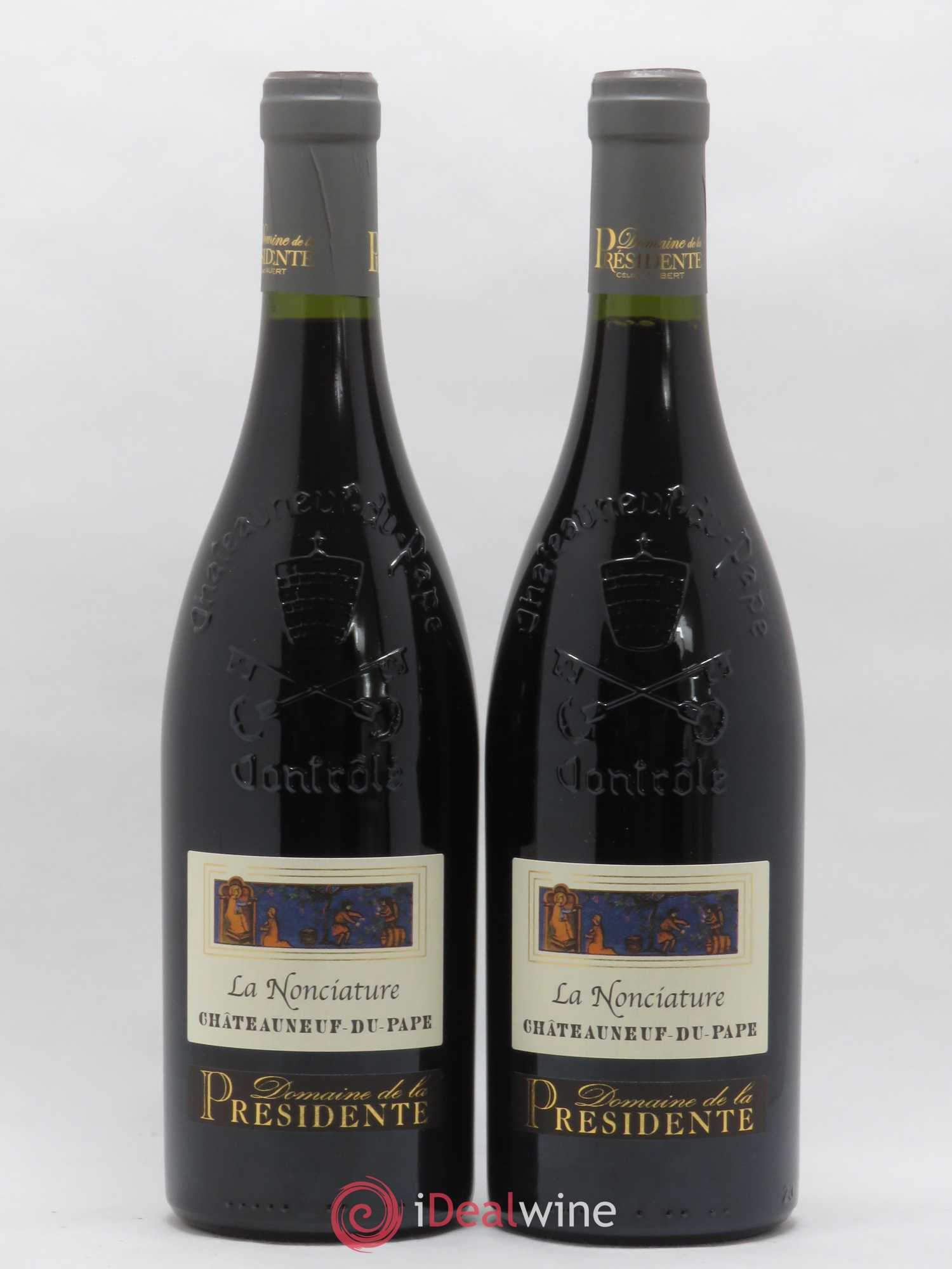 Châteauneuf-du-Pape La Nonciature Domaine de la Présidente 2016 - Posten von 2 Flaschen - 0