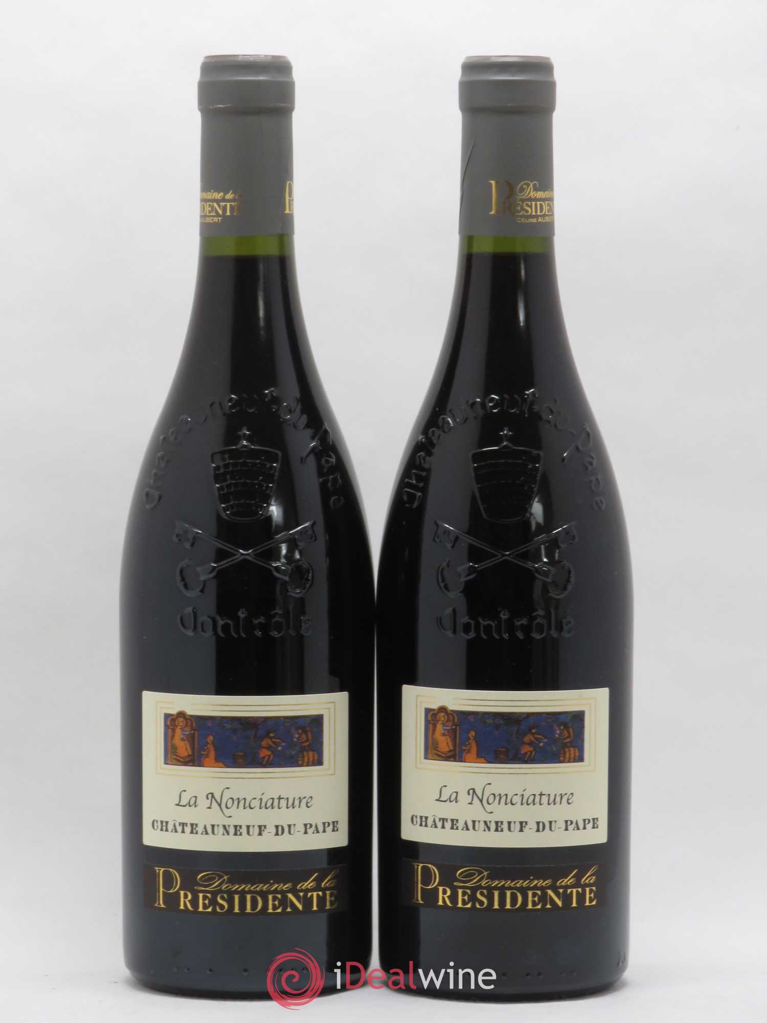 Châteauneuf-du-Pape La Nonciature Domaine de la Présidente 2016 - Posten von 2 Flaschen - 0