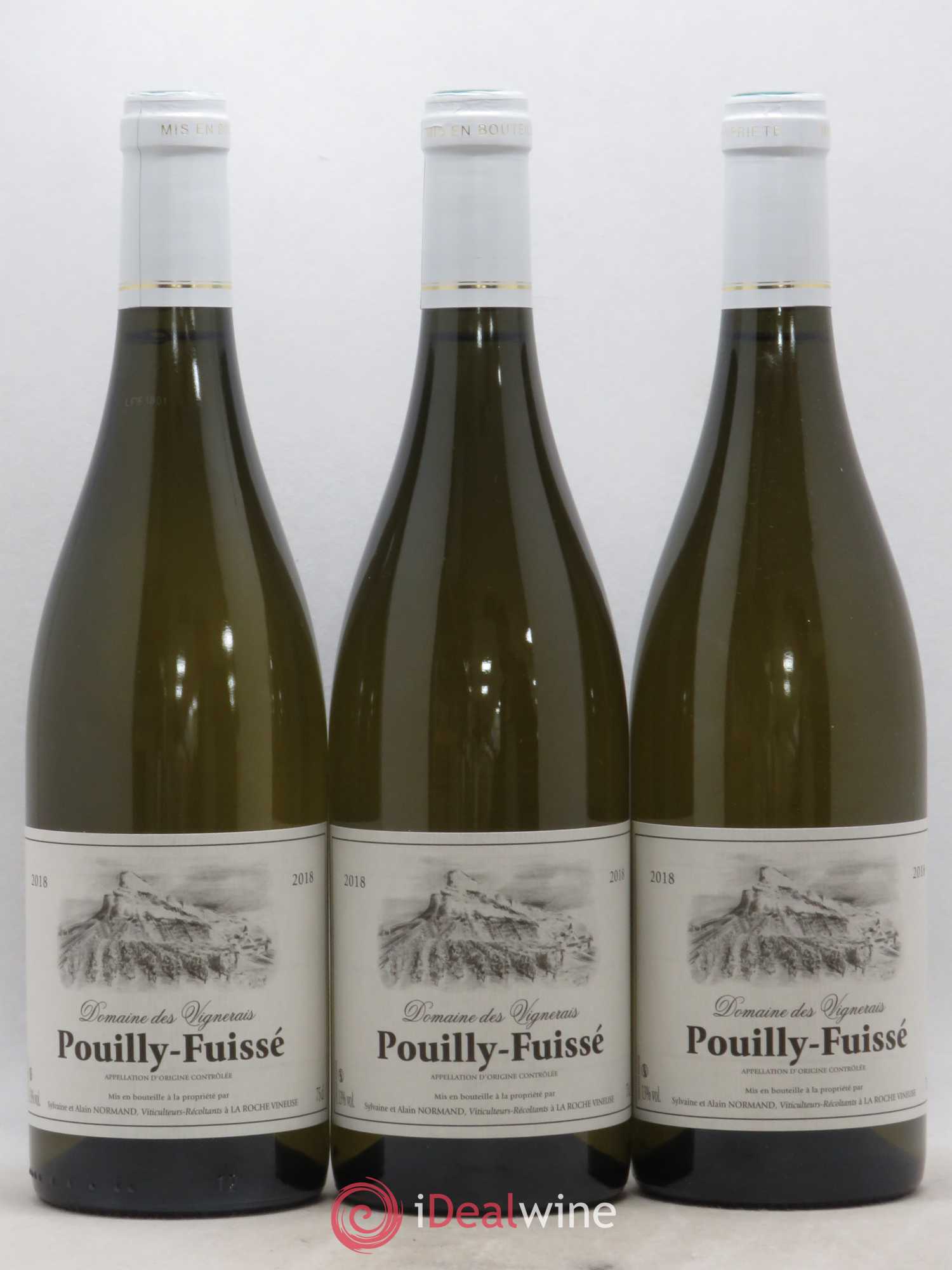 Pouilly-Fuissé Domaine des Vignerais 2018 - Lot de 3 bouteilles - 0
