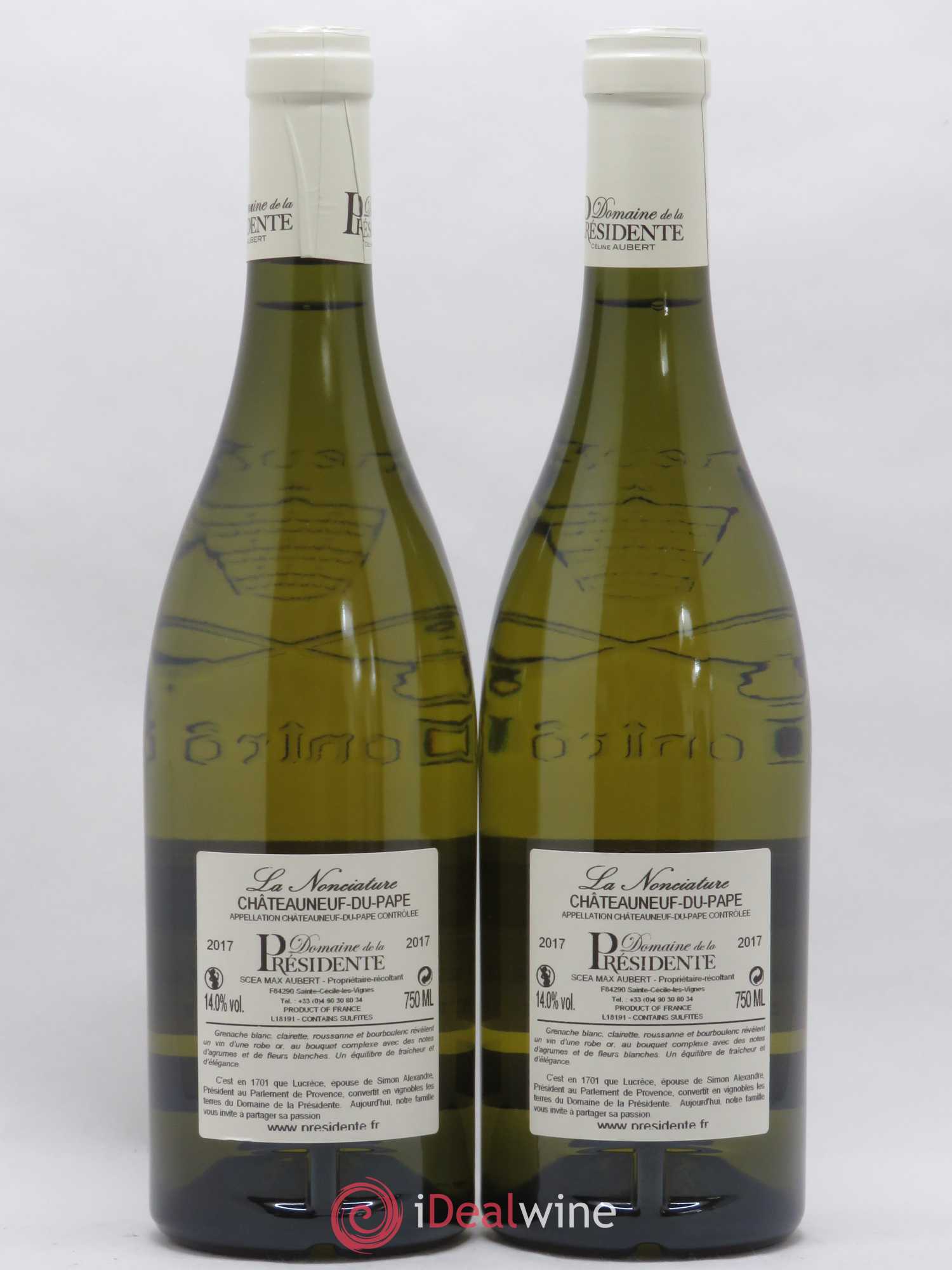 Châteauneuf-du-Pape La Nonciature Domaine de la Présidente 2017 - Posten von 2 Flaschen - 1