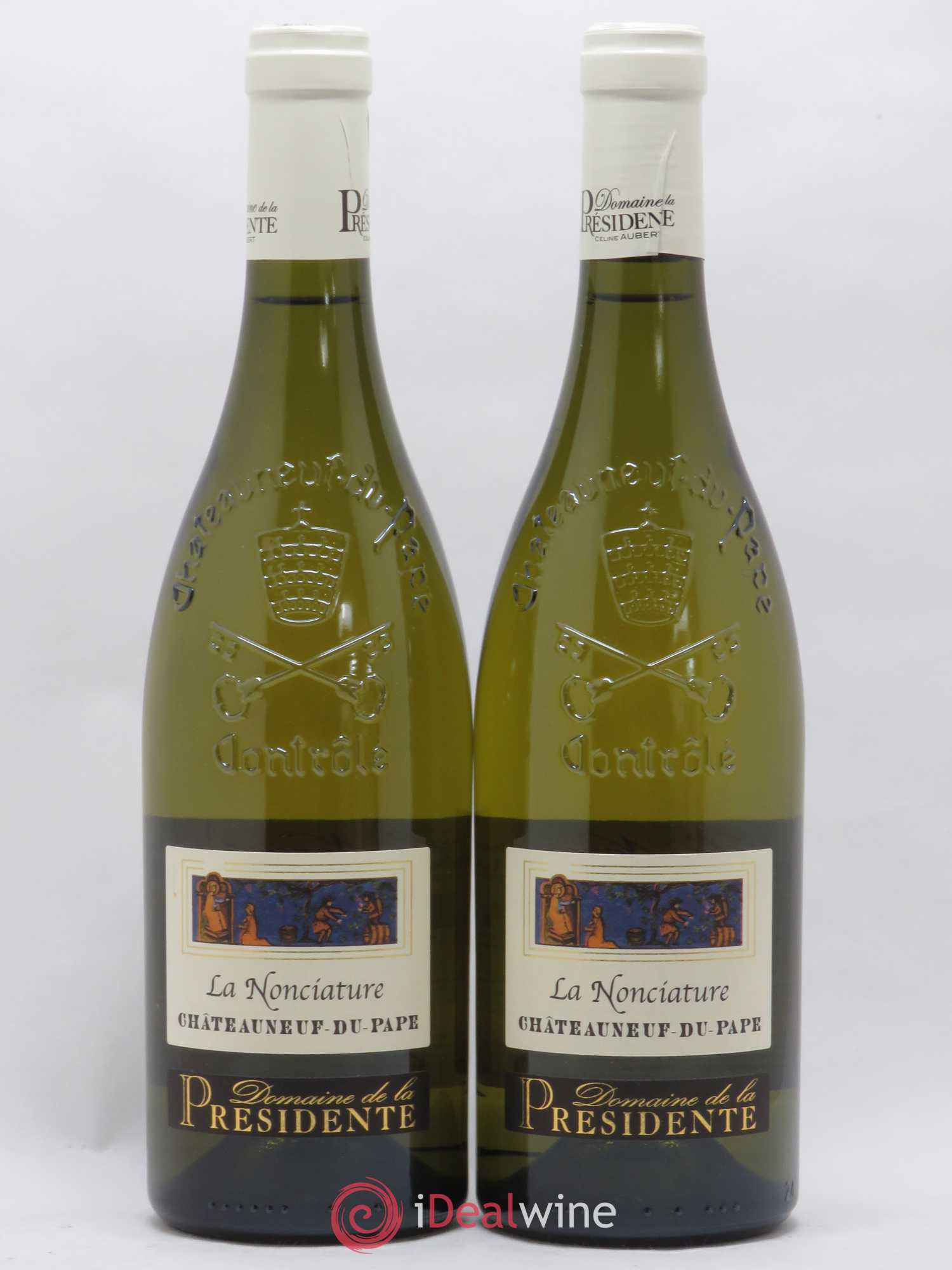 Châteauneuf-du-Pape La Nonciature Domaine de la Présidente 2017 - Posten von 2 Flaschen - 0