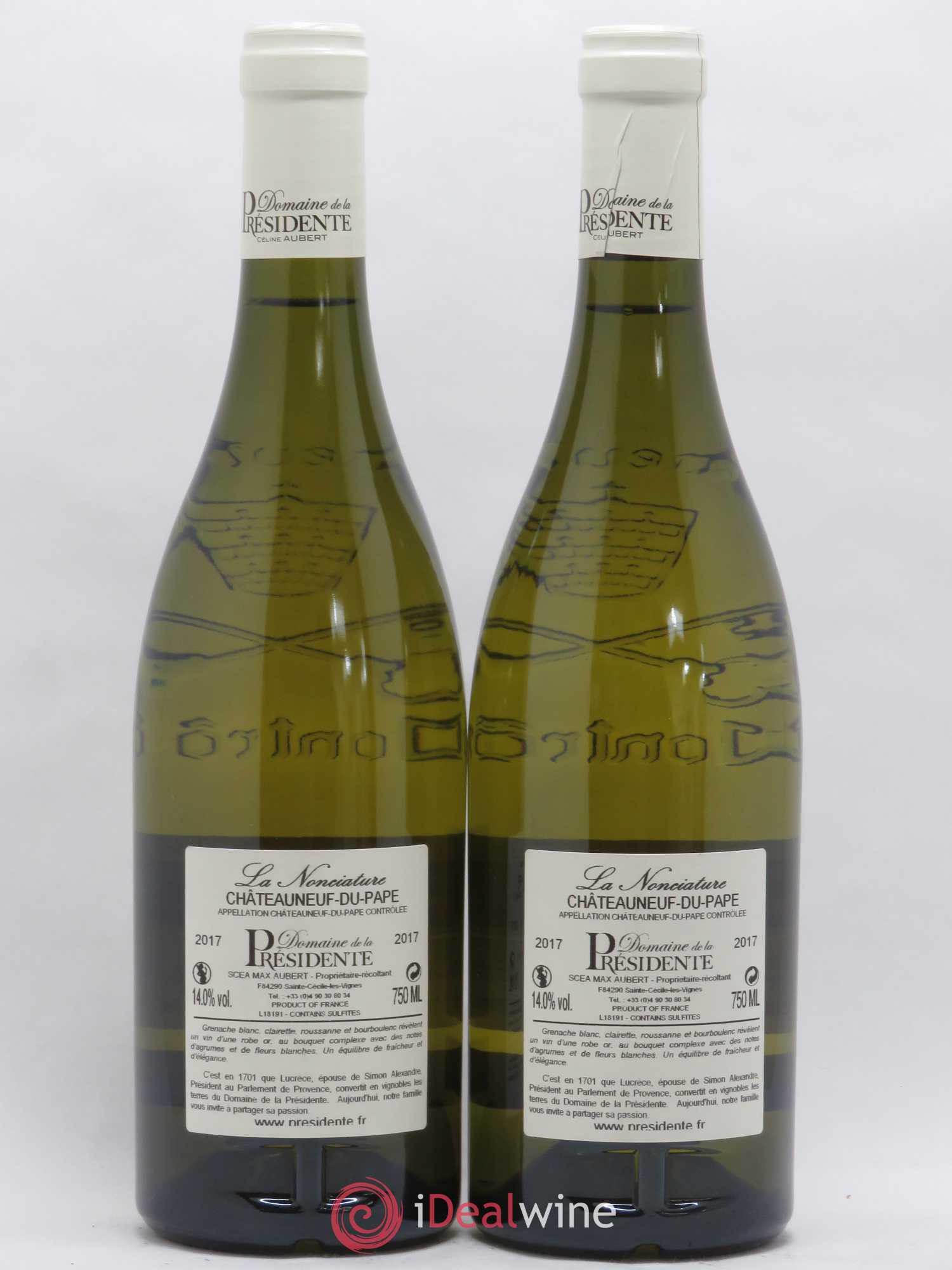 Châteauneuf-du-Pape La Nonciature Domaine de la Présidente 2017 - Posten von 2 Flaschen - 1