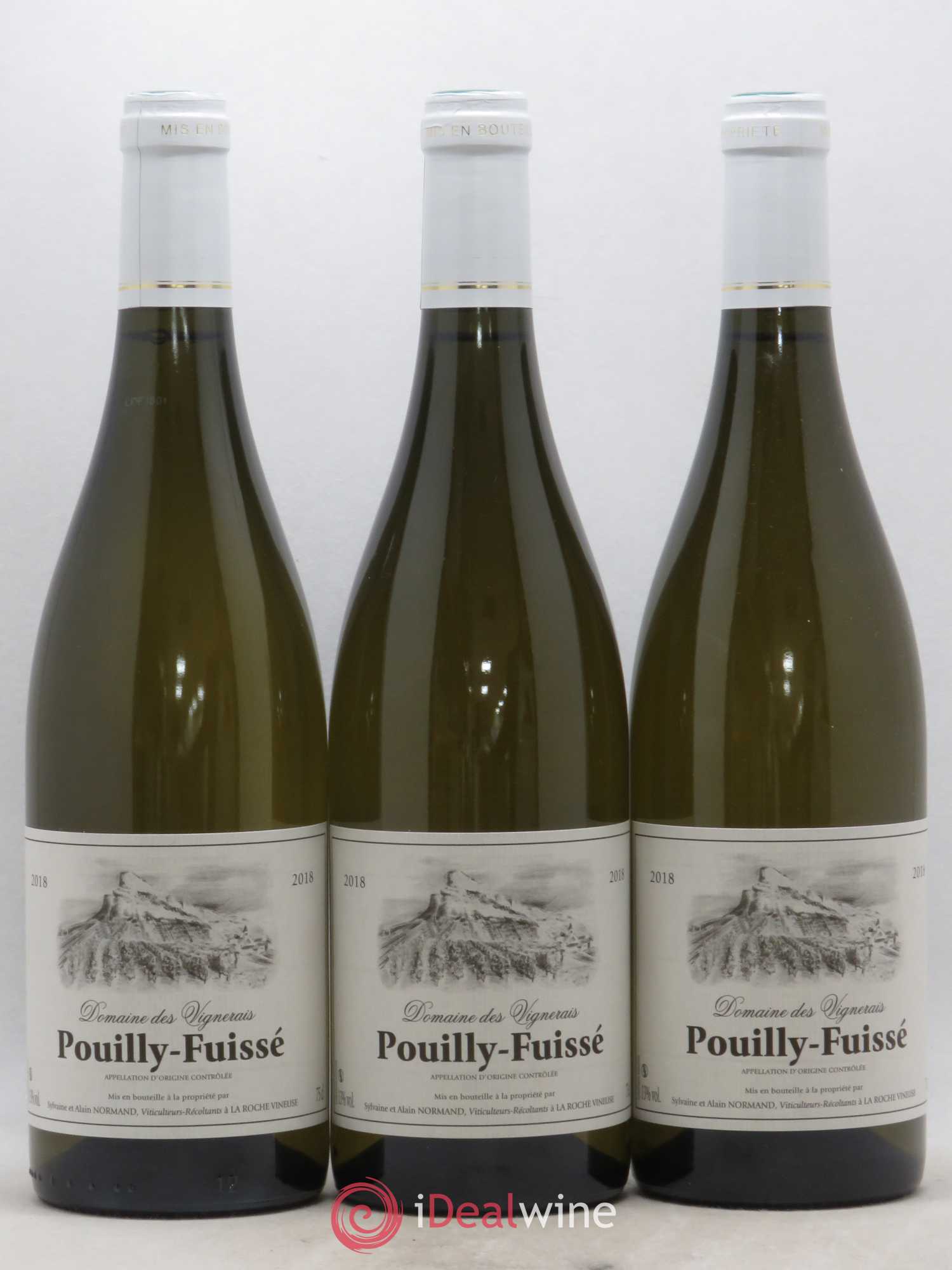 Pouilly-Fuissé Domaine des Vignerais 2018 - Lot de 3 bouteilles - 0
