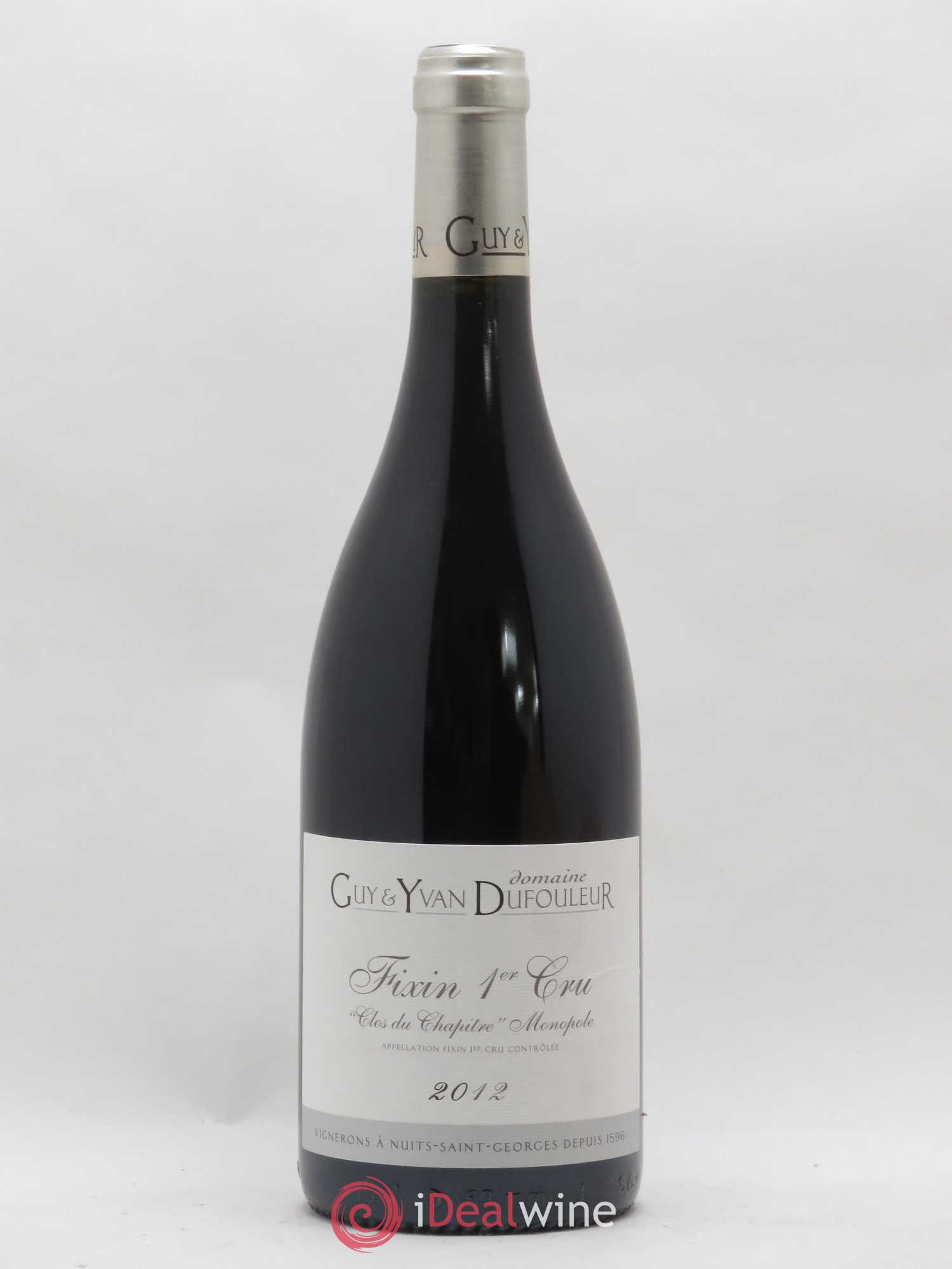 Fixin 1er Cru Clos Du Chapitre Dufouleur 2012 - Posten von 1 Flasche - 0