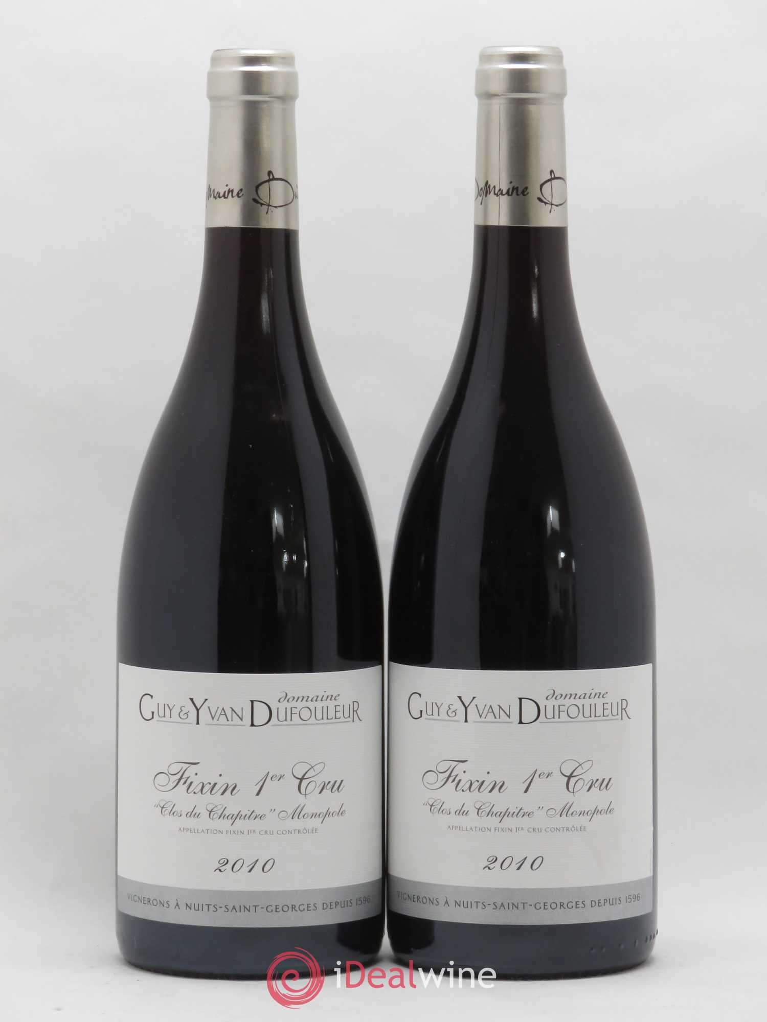 Fixin 1er Cru Clos Du Chapitre Dufouleur 2010 - Posten von 2 Flaschen - 0