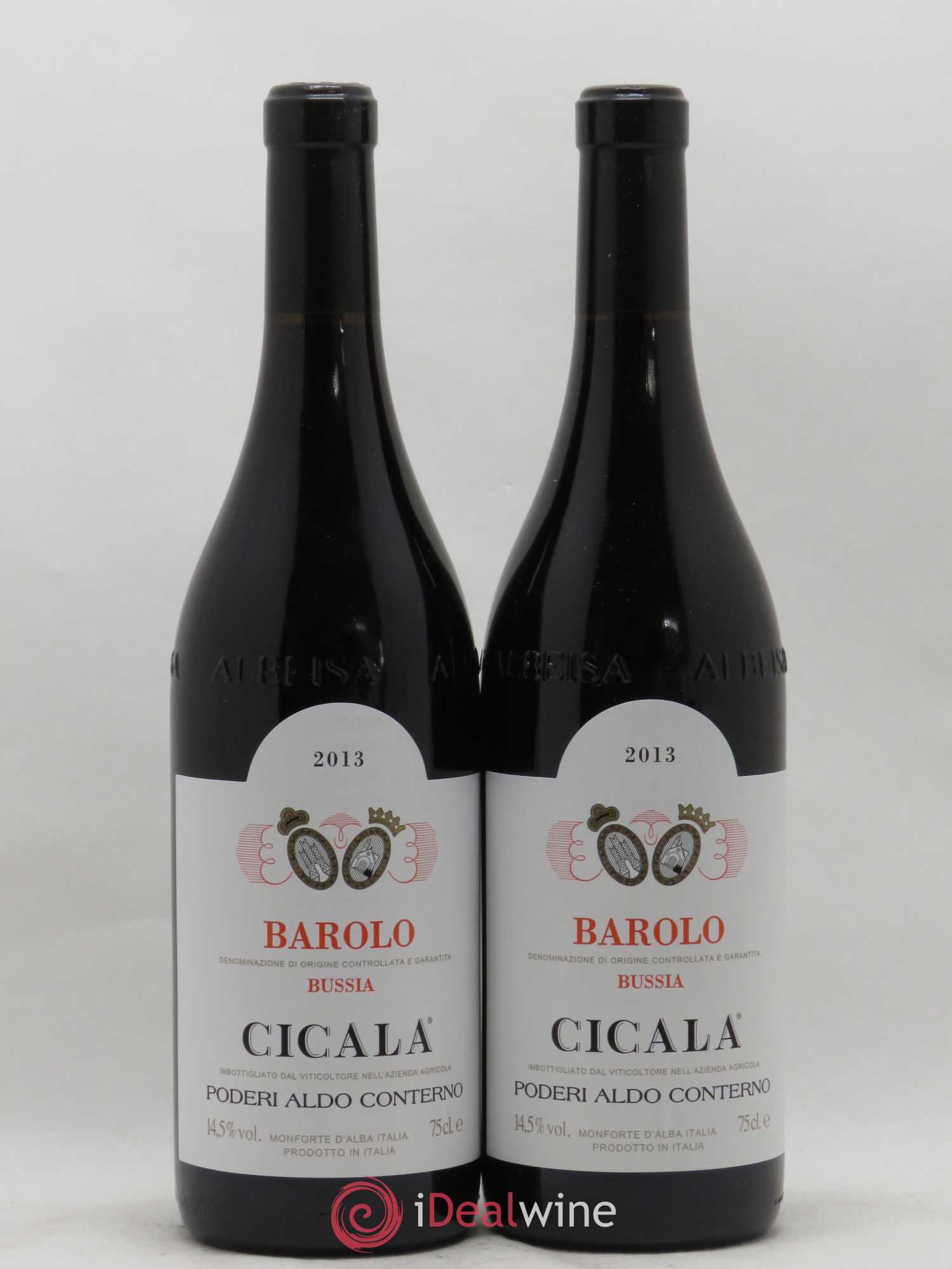 Barolo DOCG Bussia Cicala Aldo Conterno 2013 - Lot de 2 bouteilles - 0