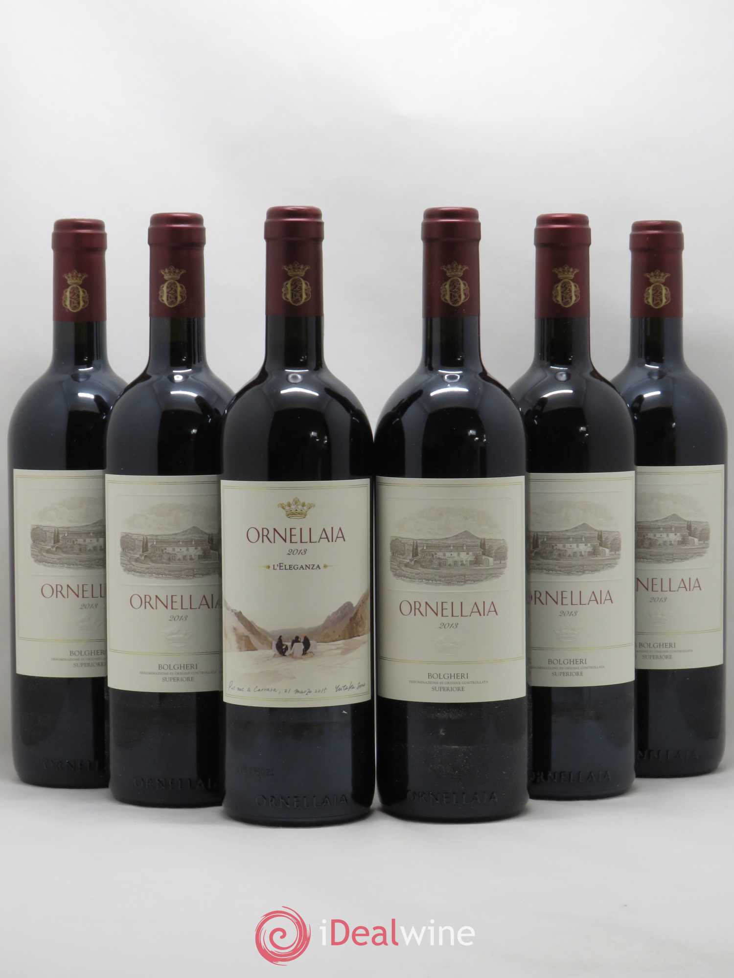 Bolgheri DOC Superiore Ornellaia Tenuta Dell'Ornellaia - Frescobaldi L'Eleganza 2013 - Lot de 6 bouteilles - 0