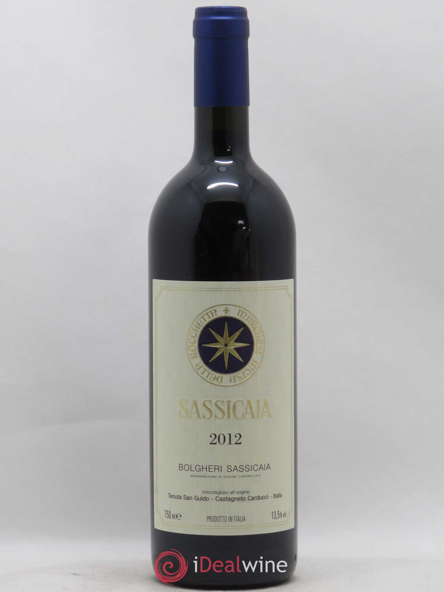 Bolgheri DOC Sassicaia Tenuta San Guido 2012 - Lot de 1 bouteille - 0