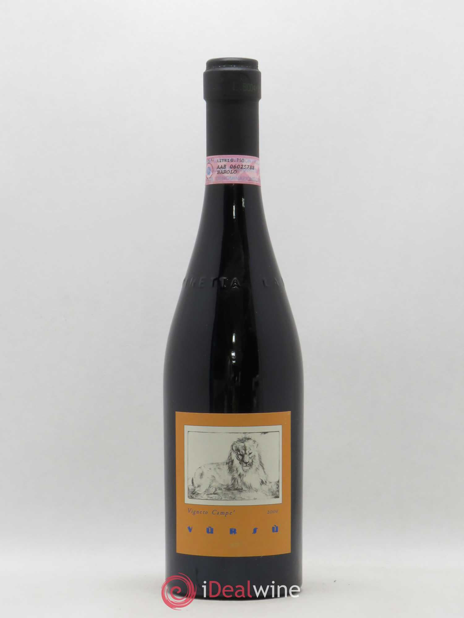 Barolo DOCG Campe La Spinetta - Giorgio Rivetti Vursu 2004 - Posten von 1 Flasche - 0