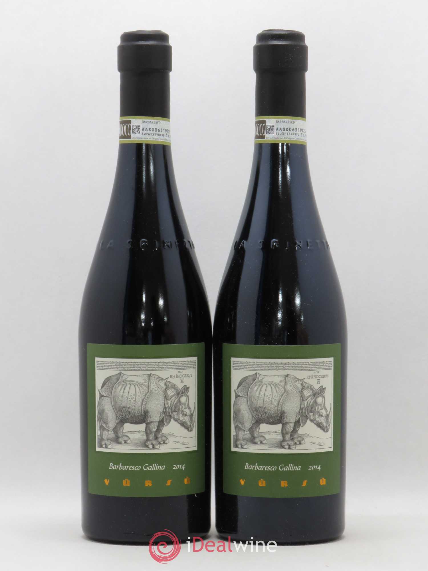Barbaresco DOCG Vigneto Gallina Vursu La Spinetta - Giorgio Rivetti 2014 - Lot de 2 bouteilles - 0