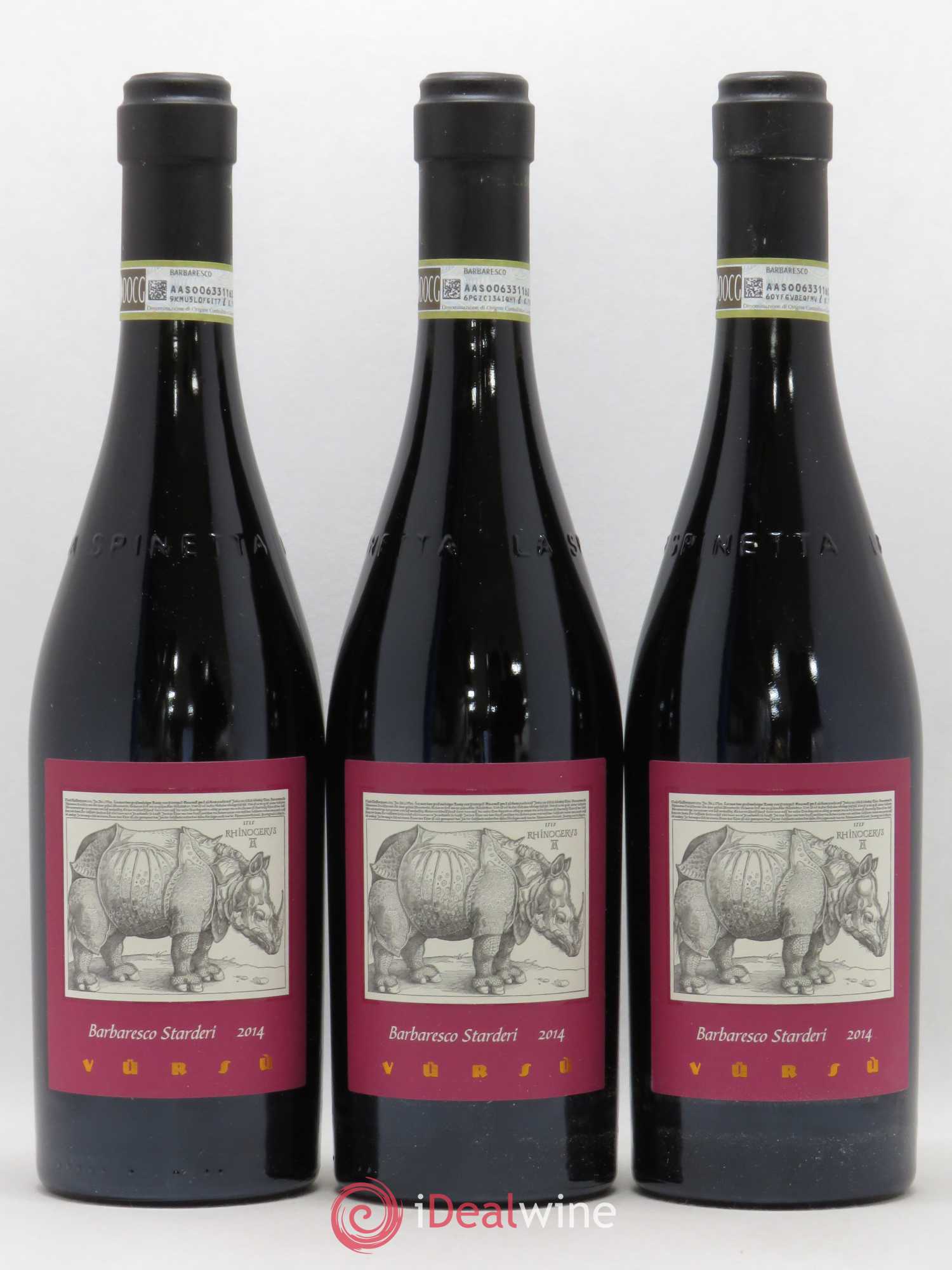 Barbaresco DOCG Starderi Vursu La Spinetta - Giorgio Rivetti 2014 - Lot de 3 bouteilles - 0