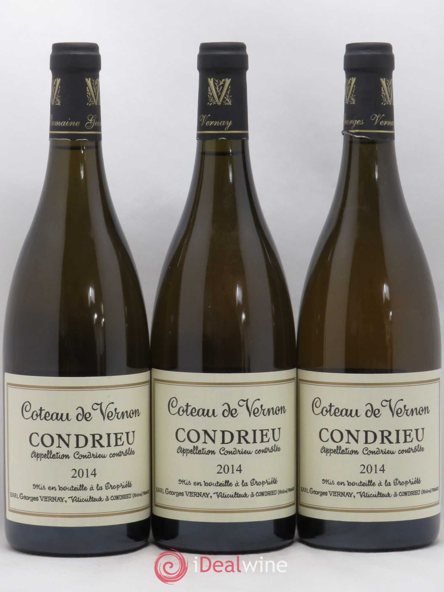 Condrieu Coteau de Vernon Georges Vernay 2014 - Lot de 3 bouteilles - 0