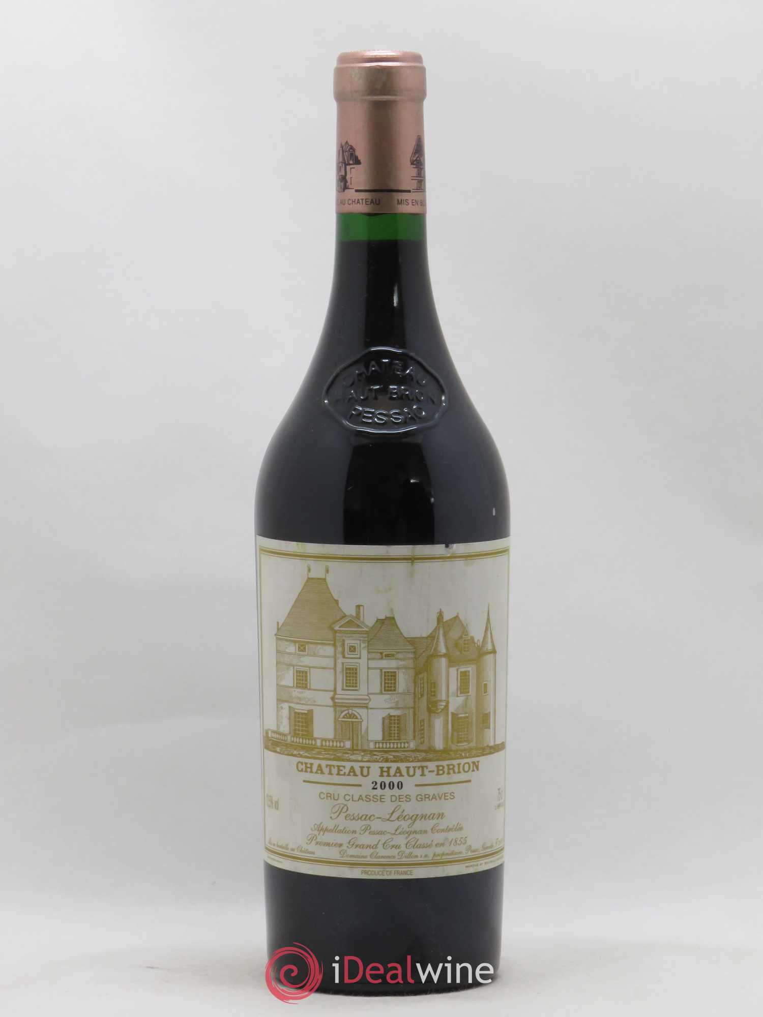 Château Haut Brion 1er Grand Cru Classé 2000 - Lot de 1 bouteille - 0